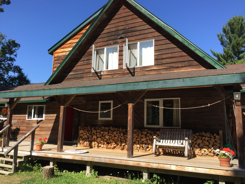 The main lodge building