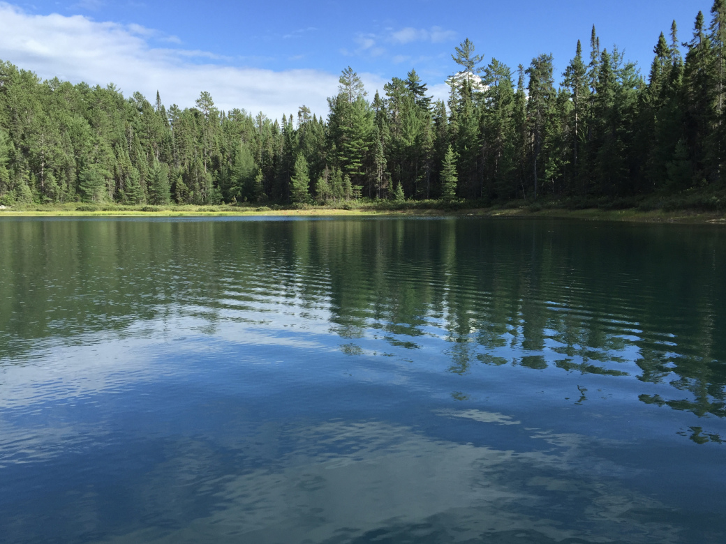 Every lake across the Misabi range had gorgeous, clear water