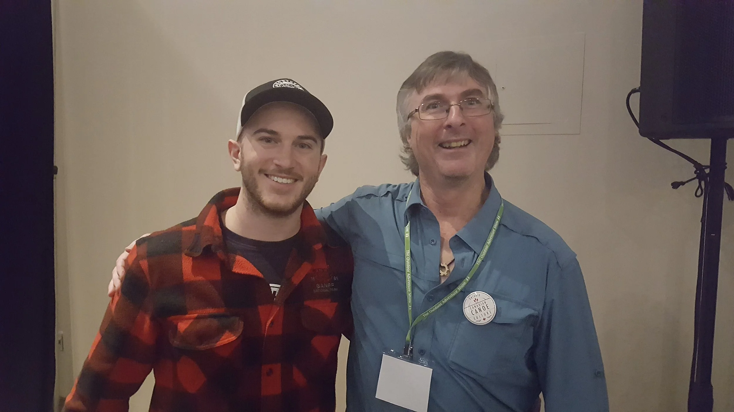 Photo with The Happy Camper himself (Kevin Callan)