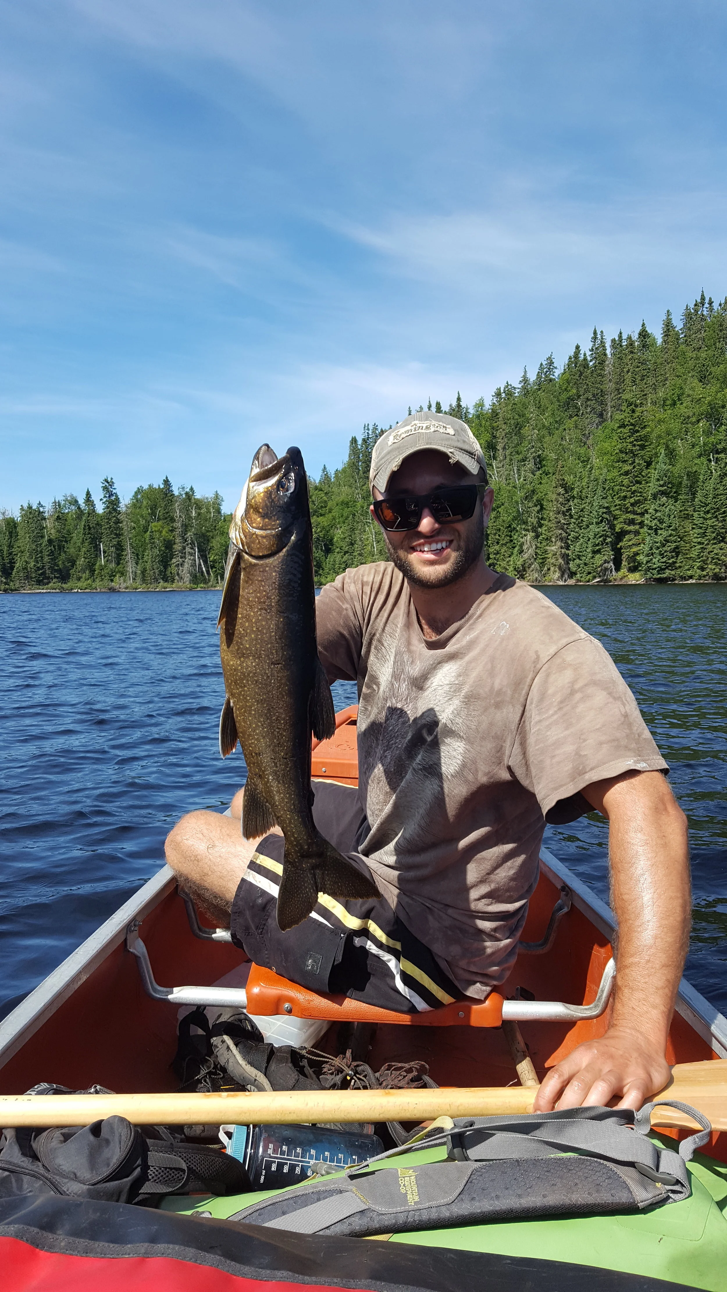 New personal best for Noah on this Lake Trout