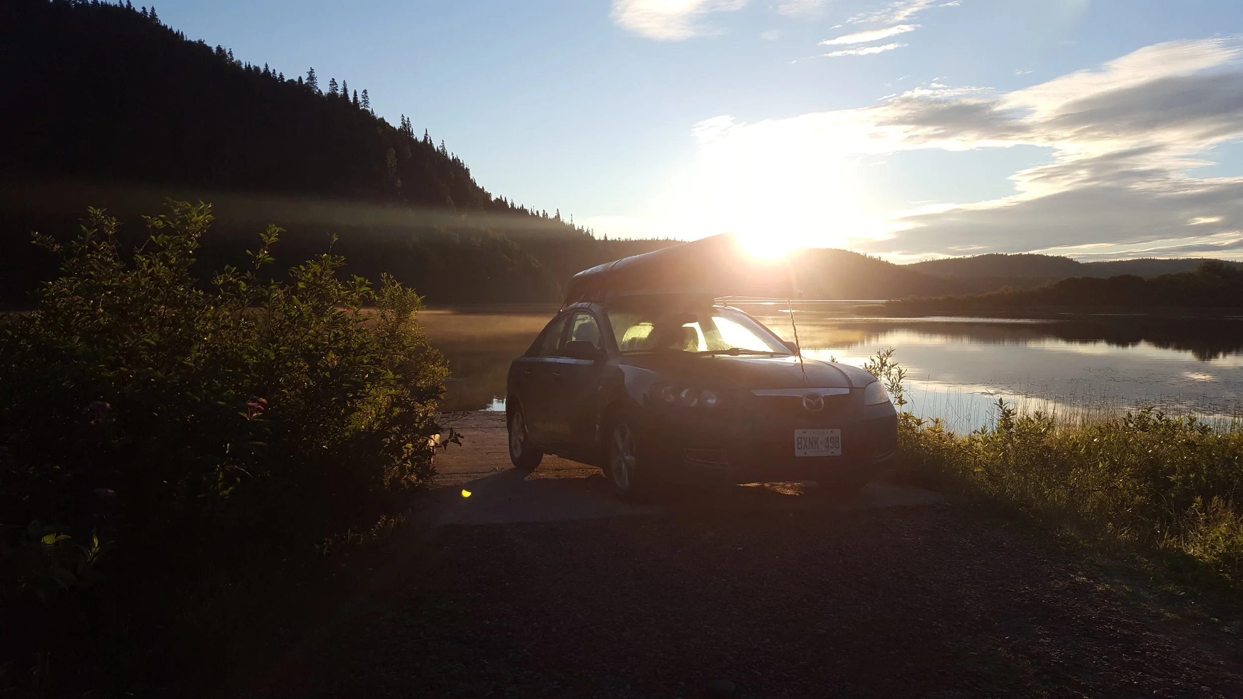 The launch on the final morning