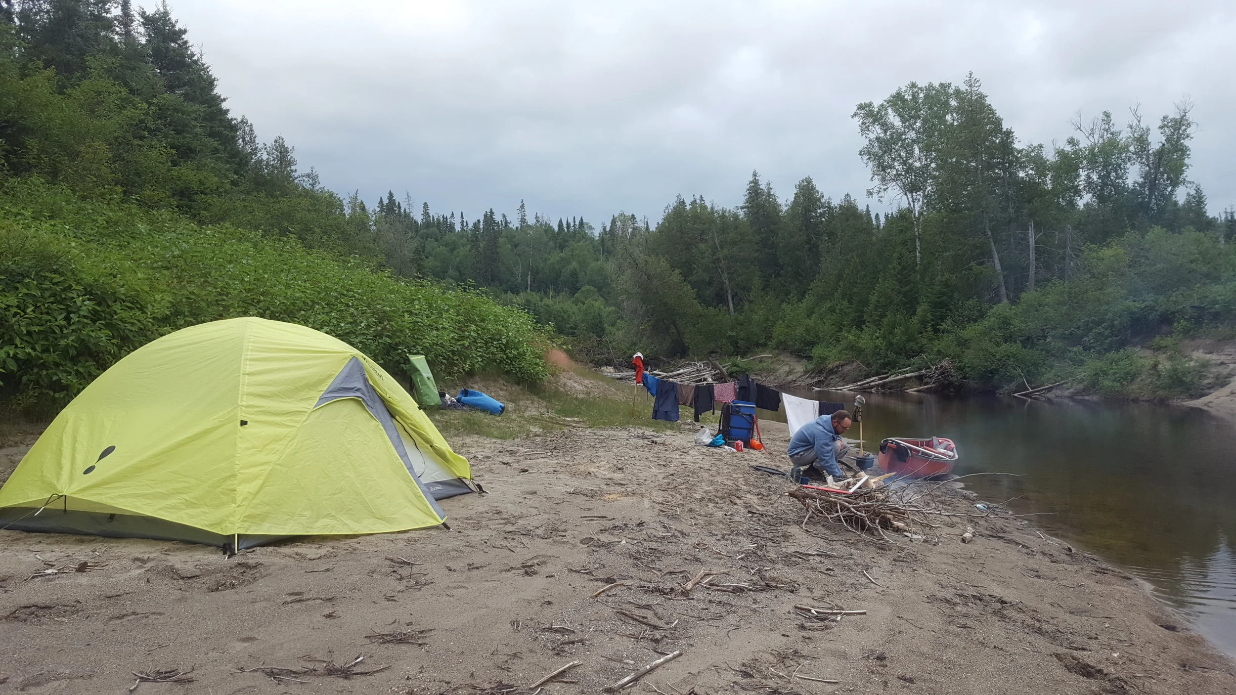 Beach Site on Steel River