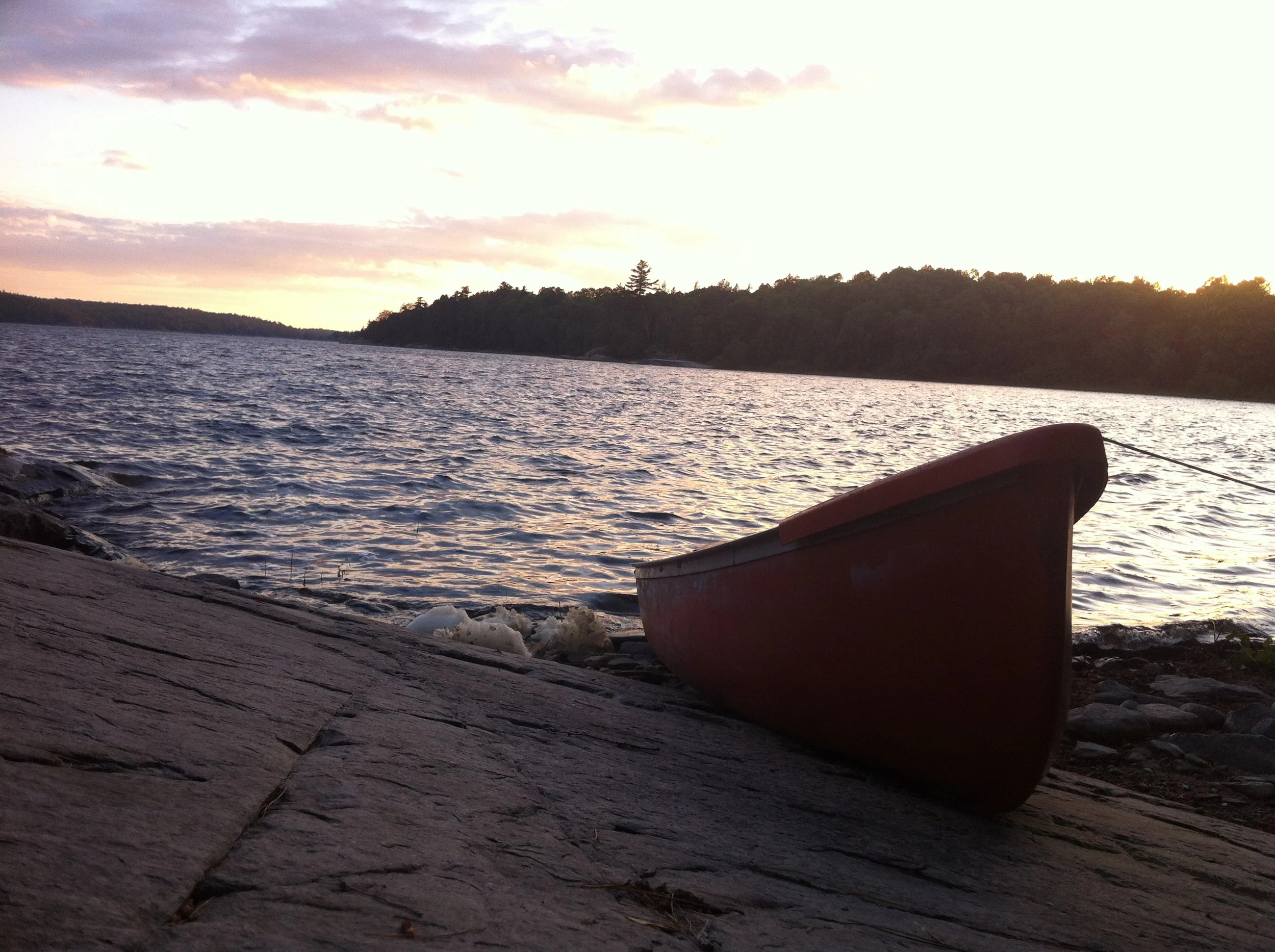 Sunset on the French River