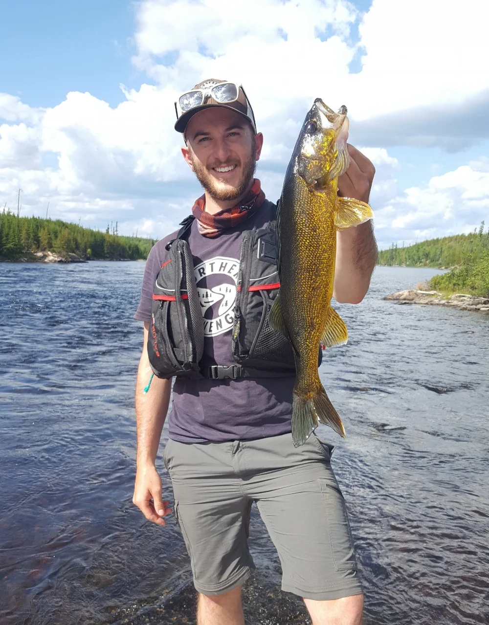 Pickerel following the Black River Rapids