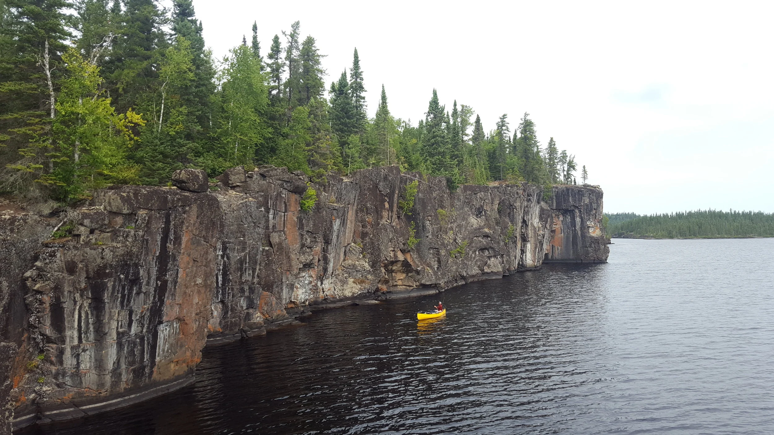 Paddling on Cliff Lake