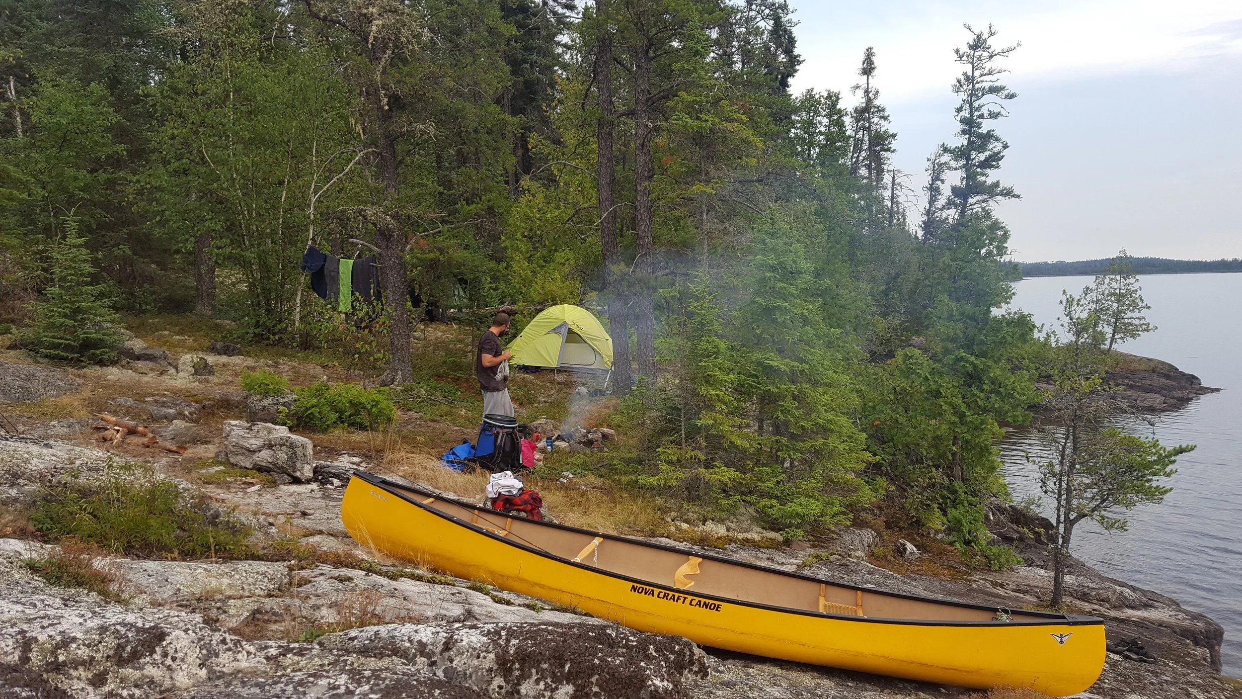Camp on Ratte Lake