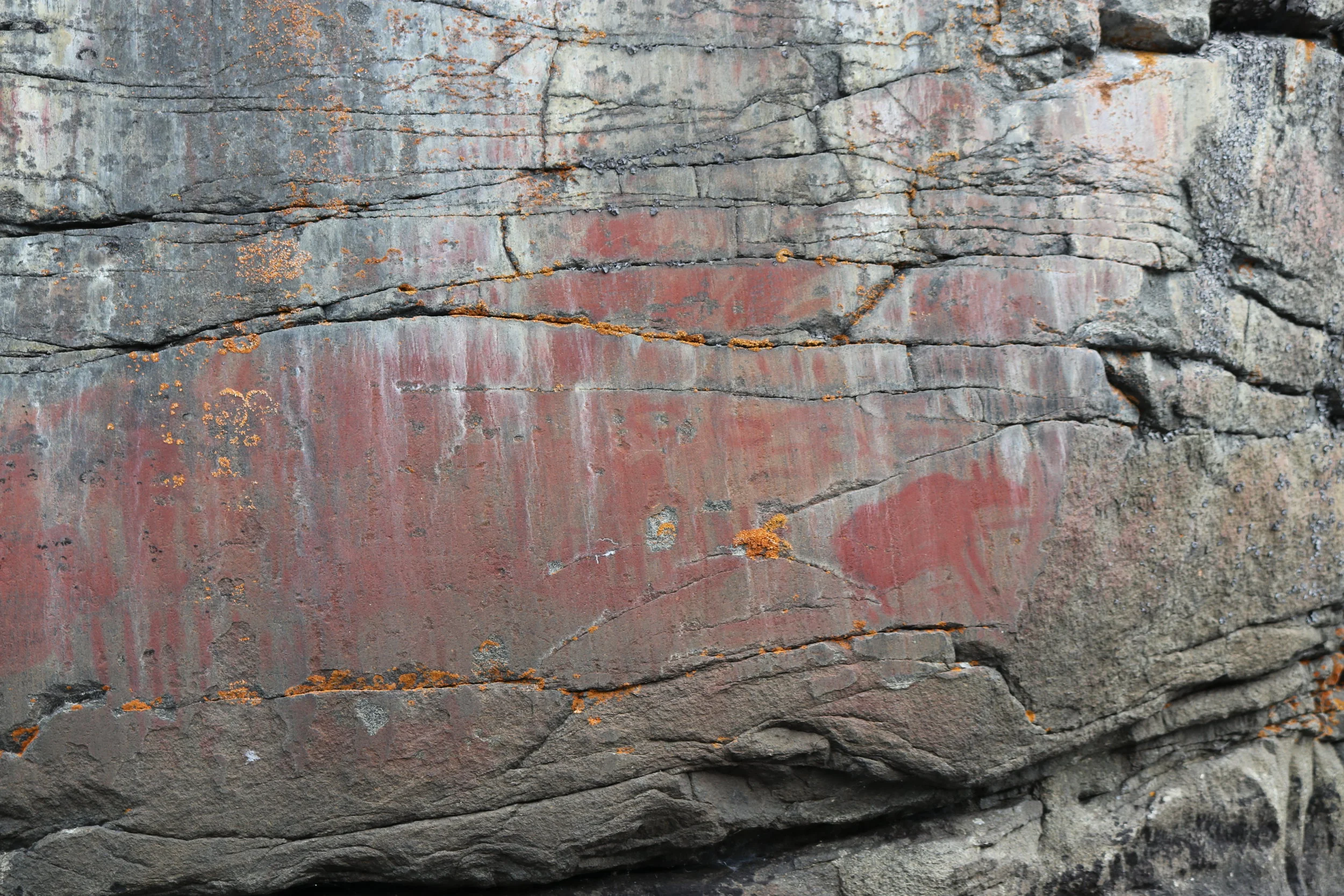 Pictographs found on Cliff Lake