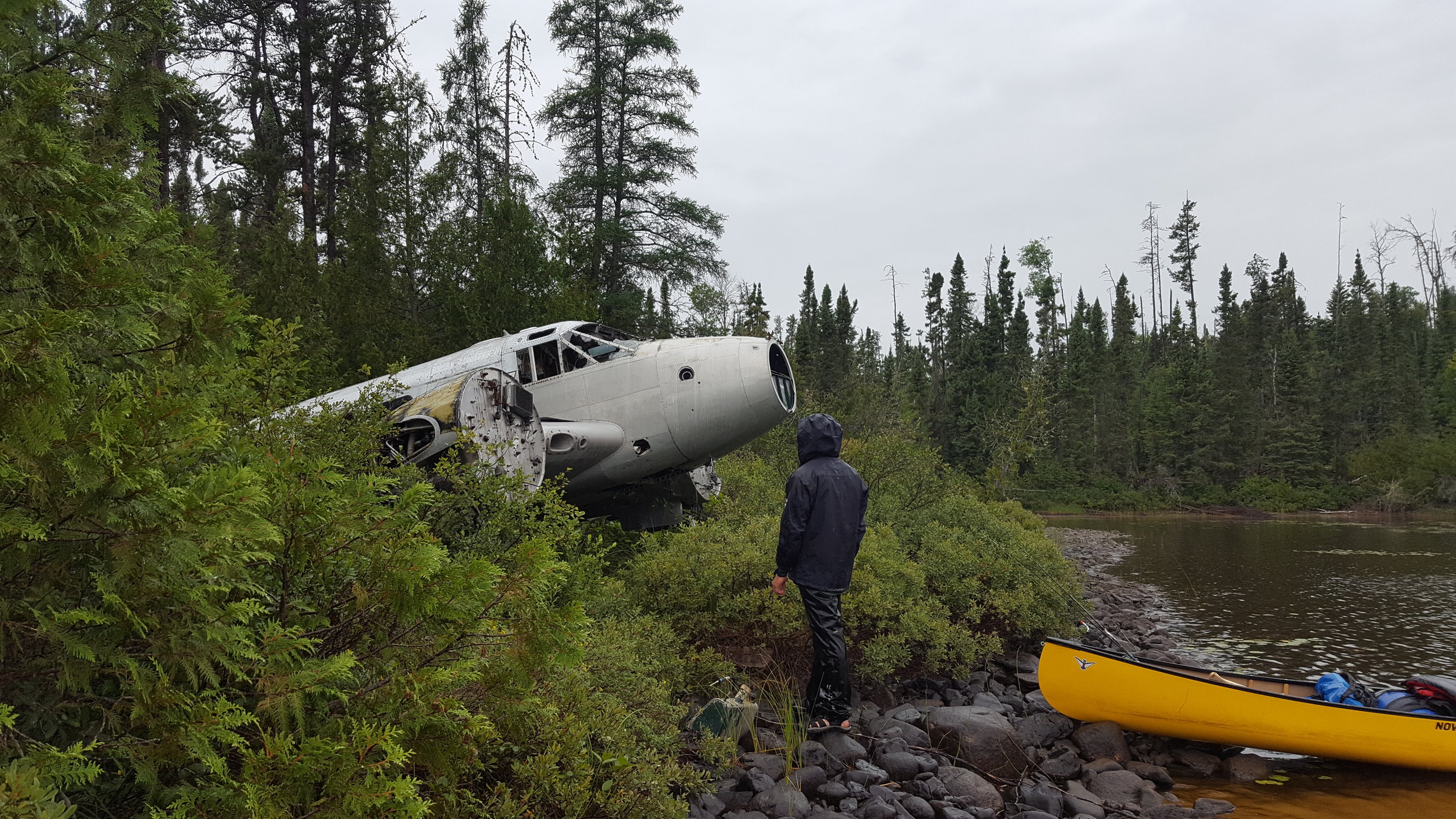 Old Plane Crash on Wash Lake