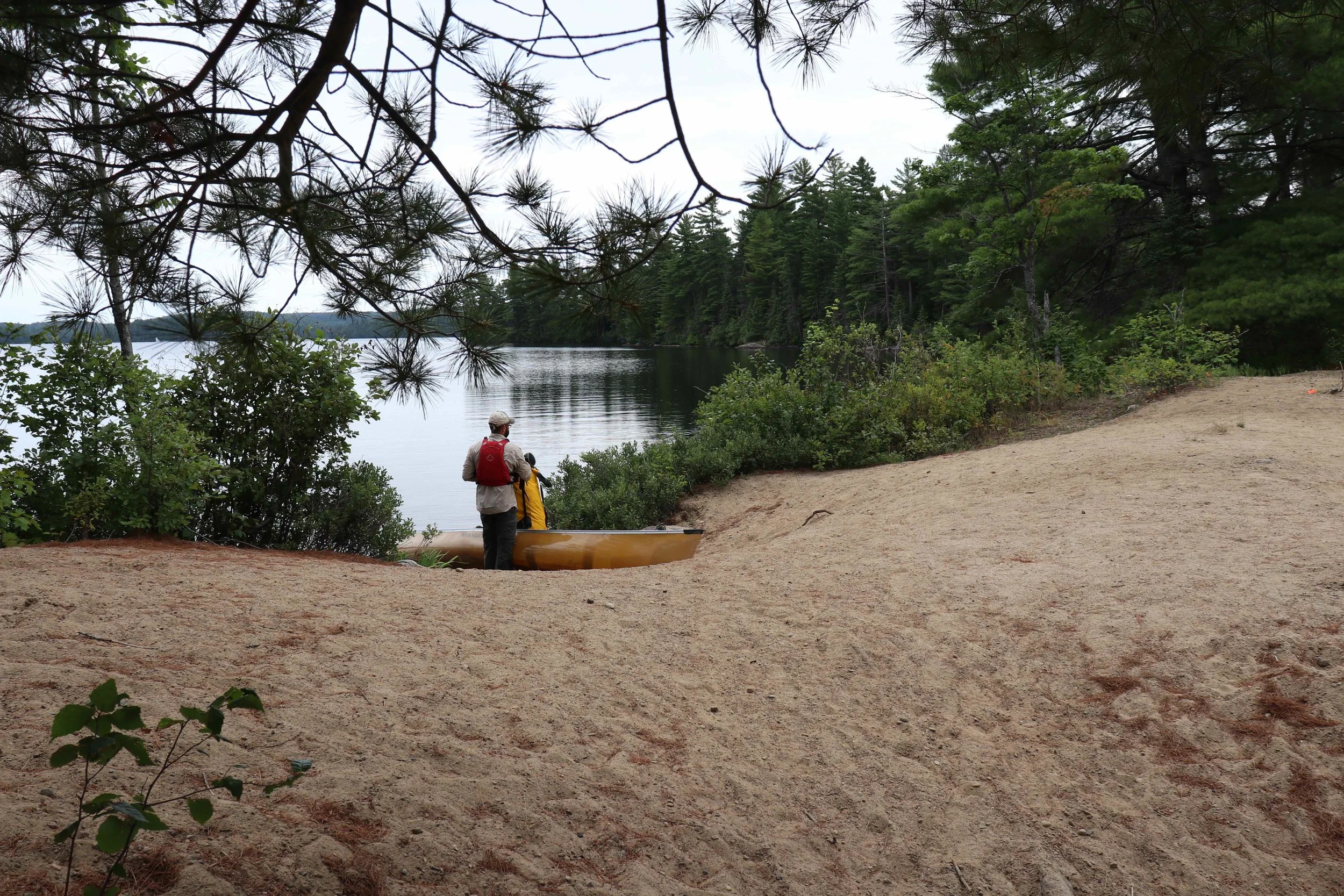 Portage coming out of Source Lake