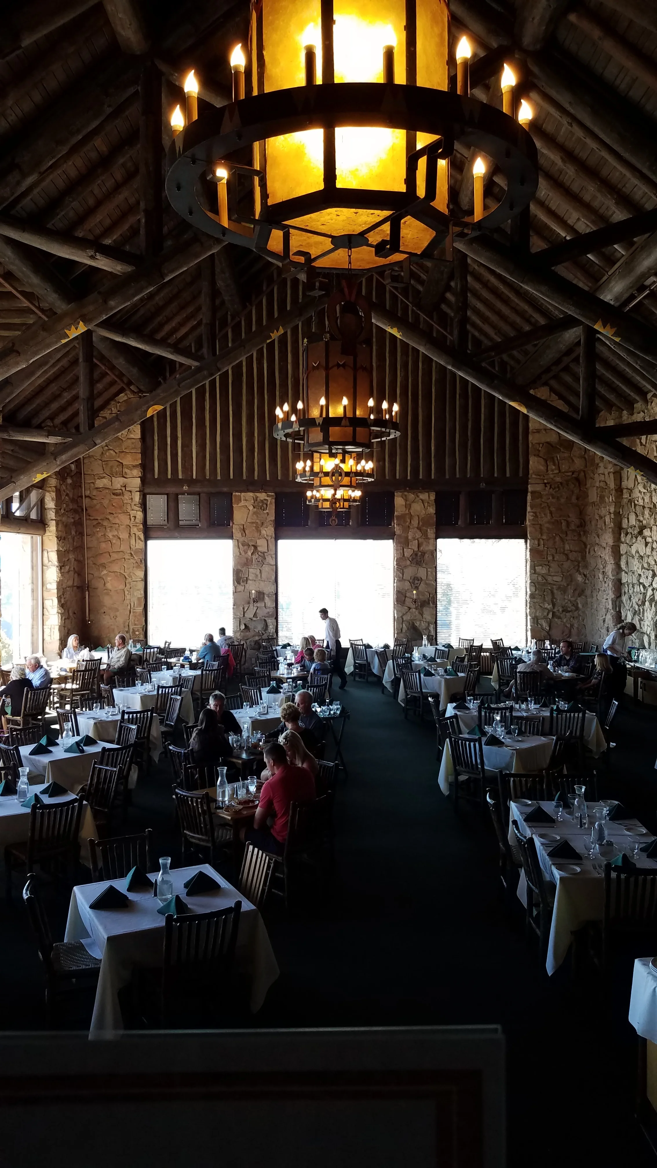 North Rim Lodge dining room, Grand Canyon National Park, AZ