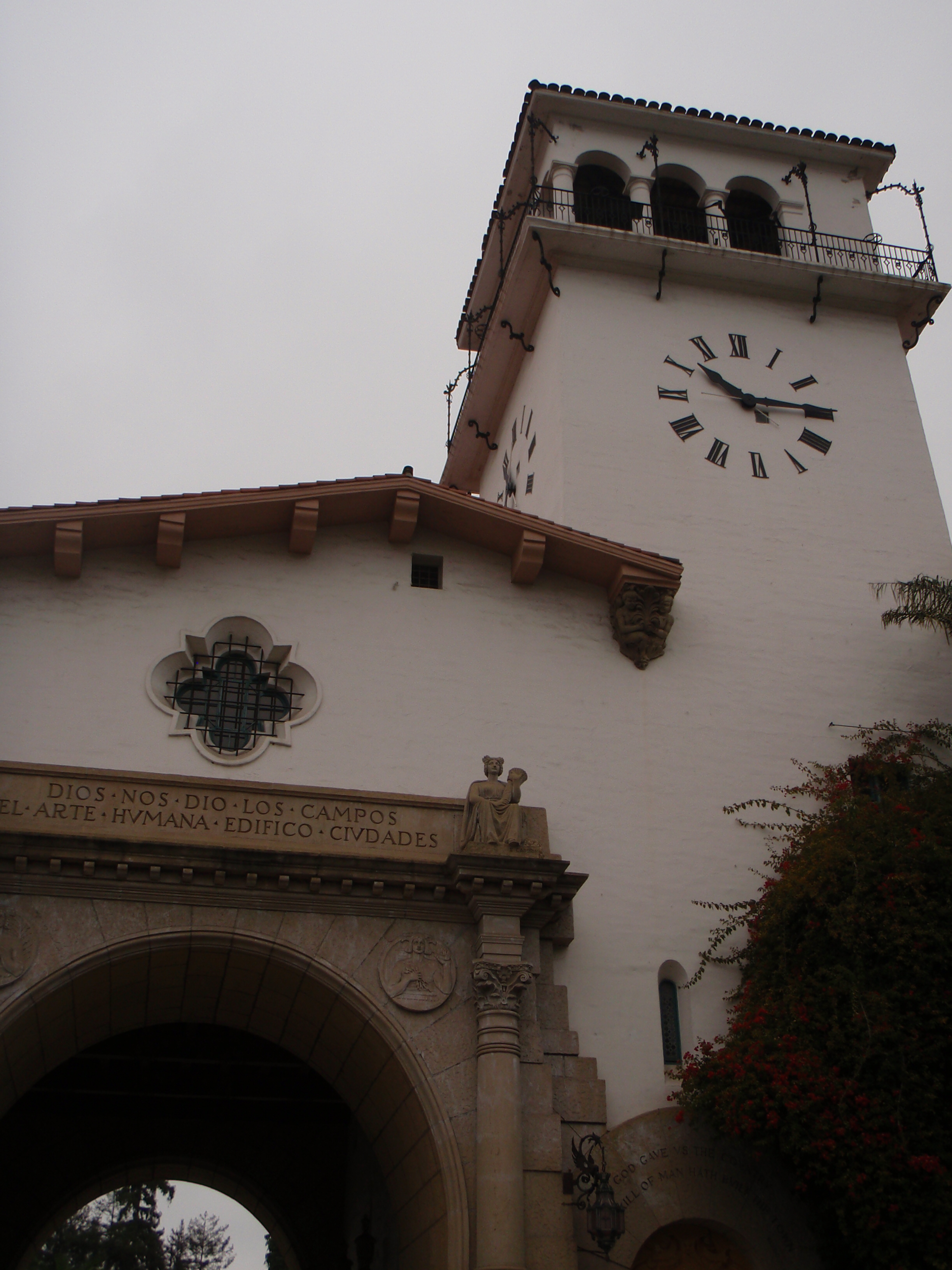 Courthouse and clock tower, Santa Barbara, CA