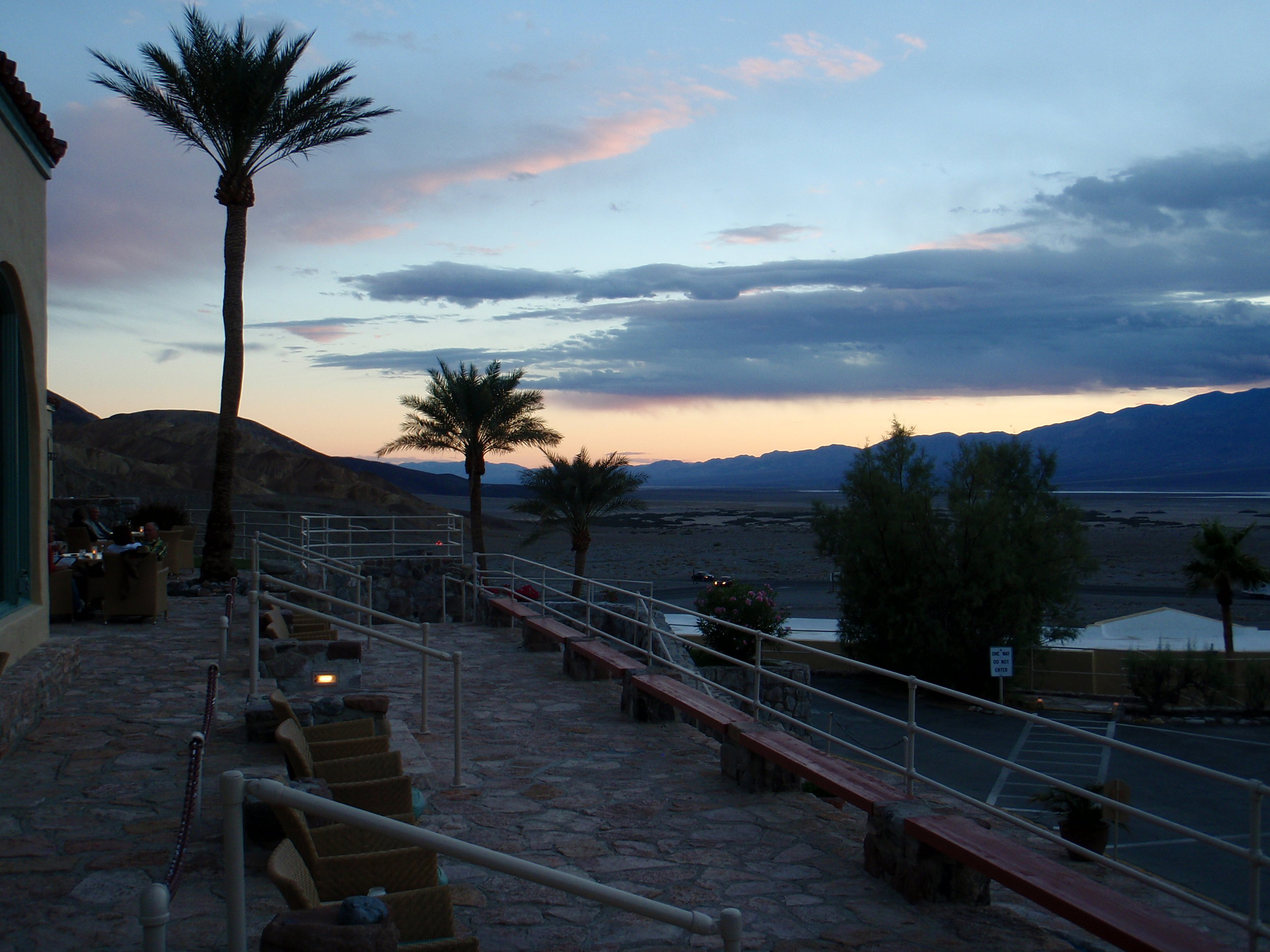 Patio at the Furnace Creek Inn, Death Valley National Park