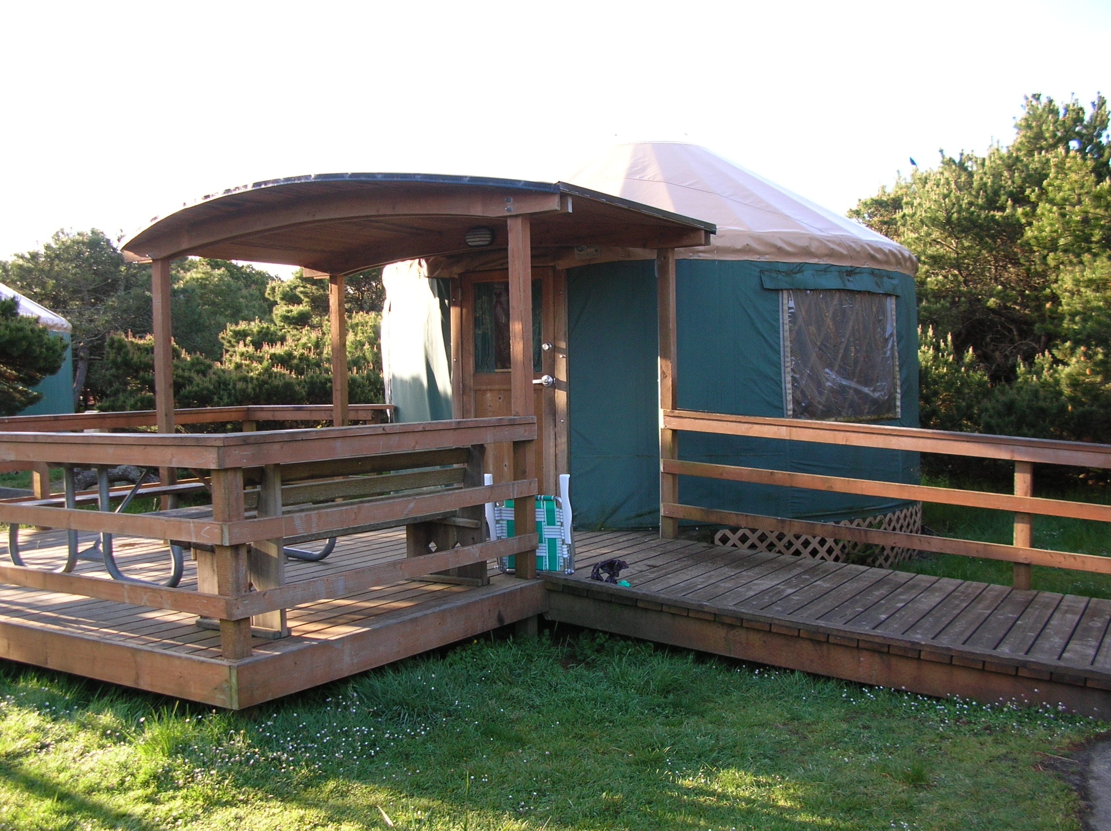 Yurt at Nehalem Bay State Park, OR