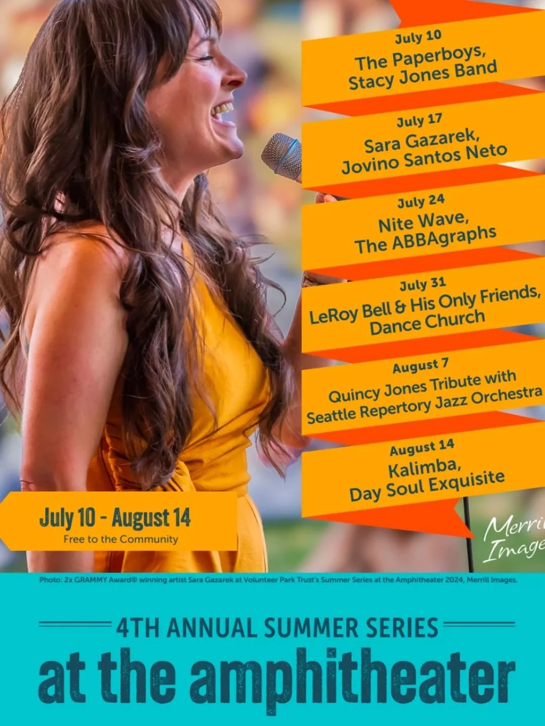 We hope u will join us this Thurs @ 6pm as we kick off the 4th Annual Summer Series at the Amphitheater with the Paperboys!