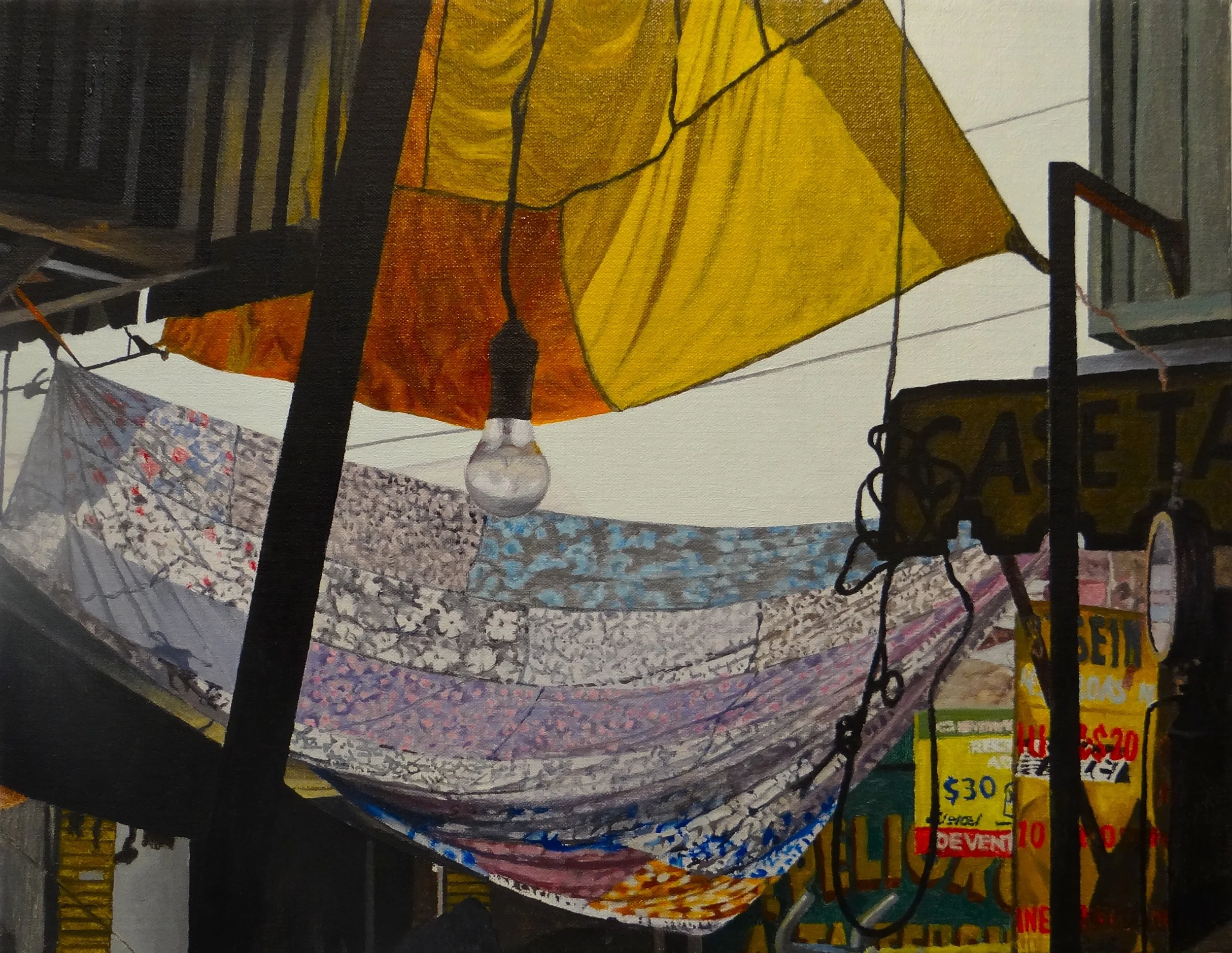  "Patchwork," 14x18", Oil (NA) 