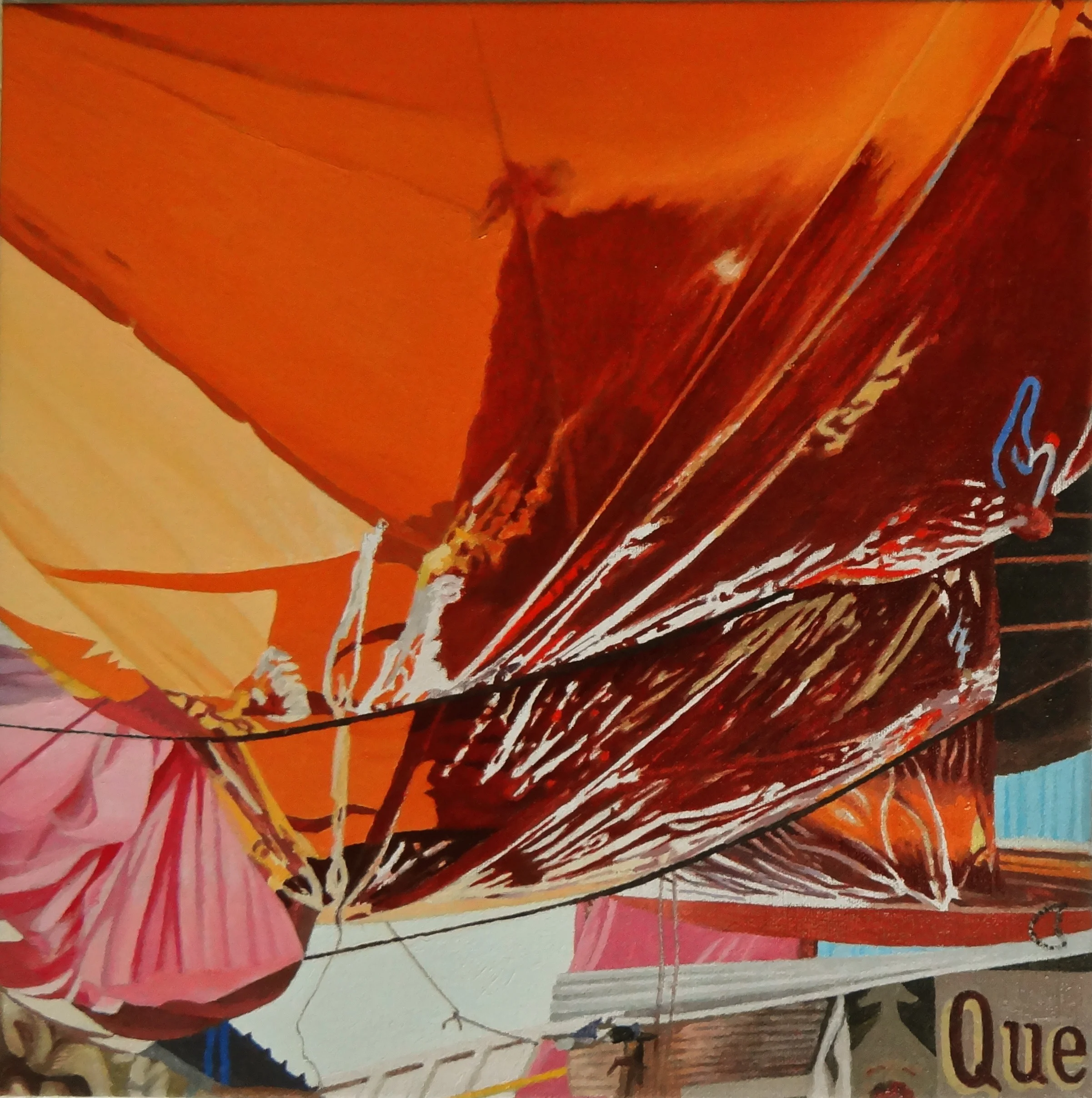  "Que," 12x12, Oil (NA) 