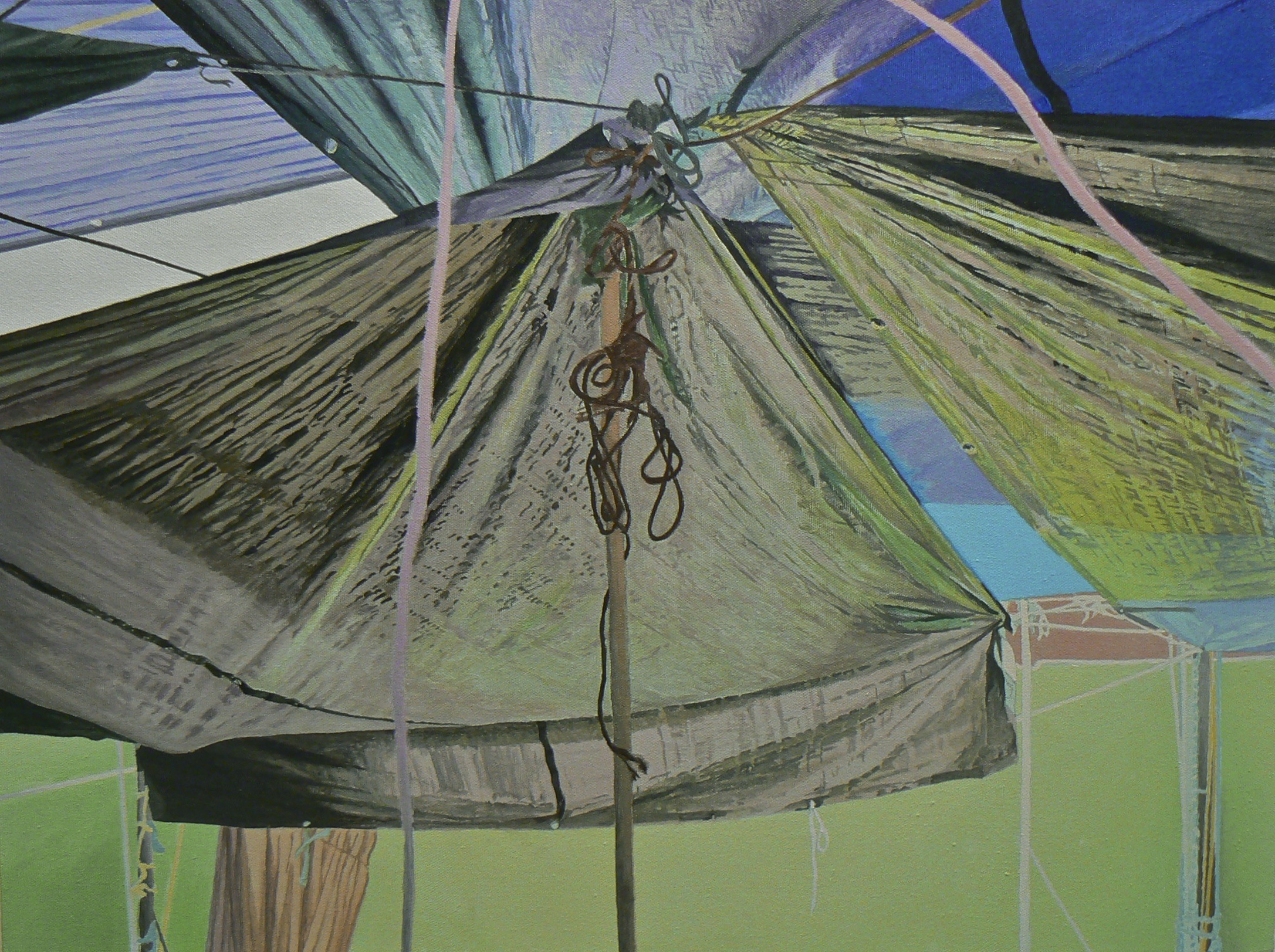  "Lime Float," 18x24", Oil 