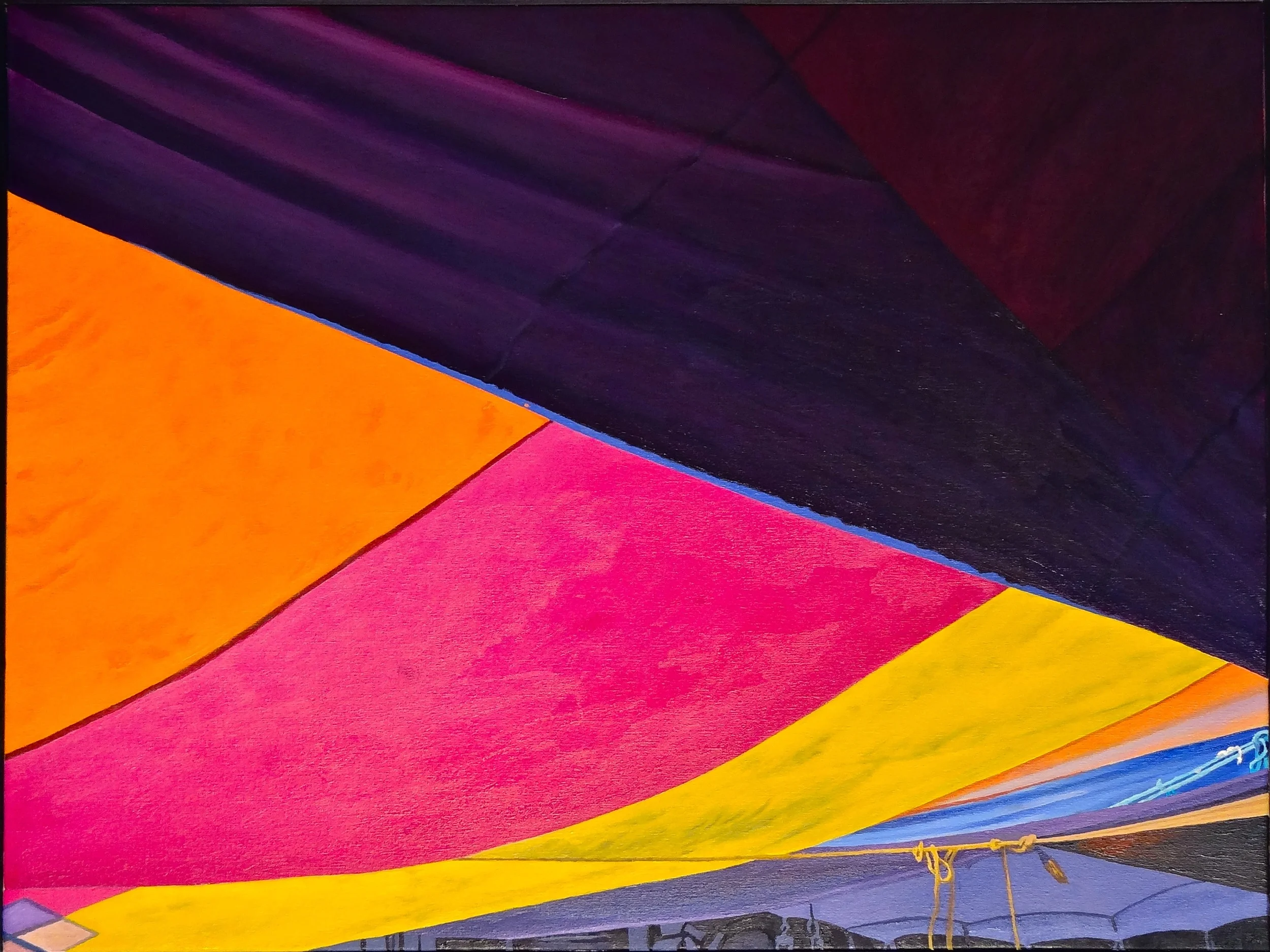  "Lane's Lonjas," 30x38", Oil (NA) 