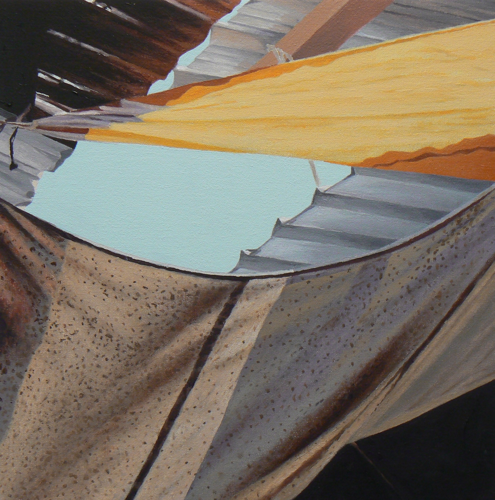  "Twixt," 12x12", Oil 