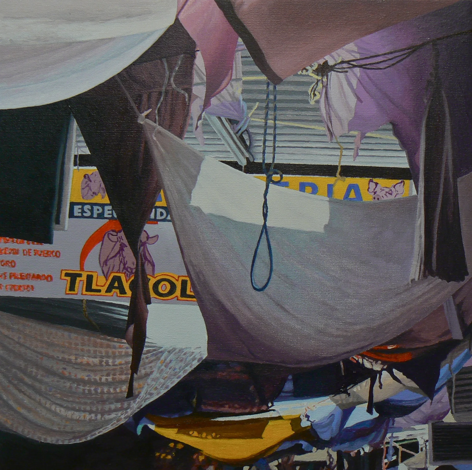  "Tlacolula," 16x16", Oil (NA) 