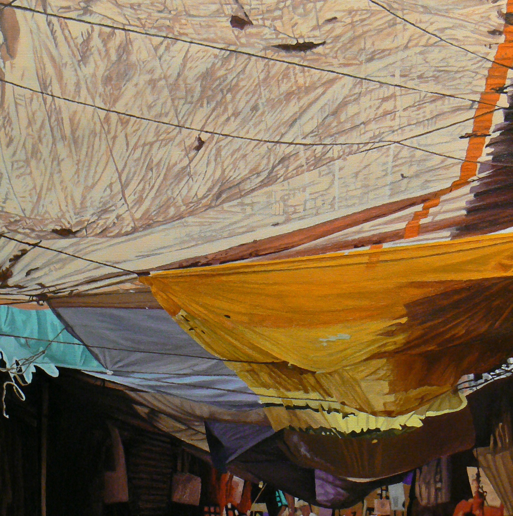  "Ebb And Flow," 16x16", Oil (NA) 