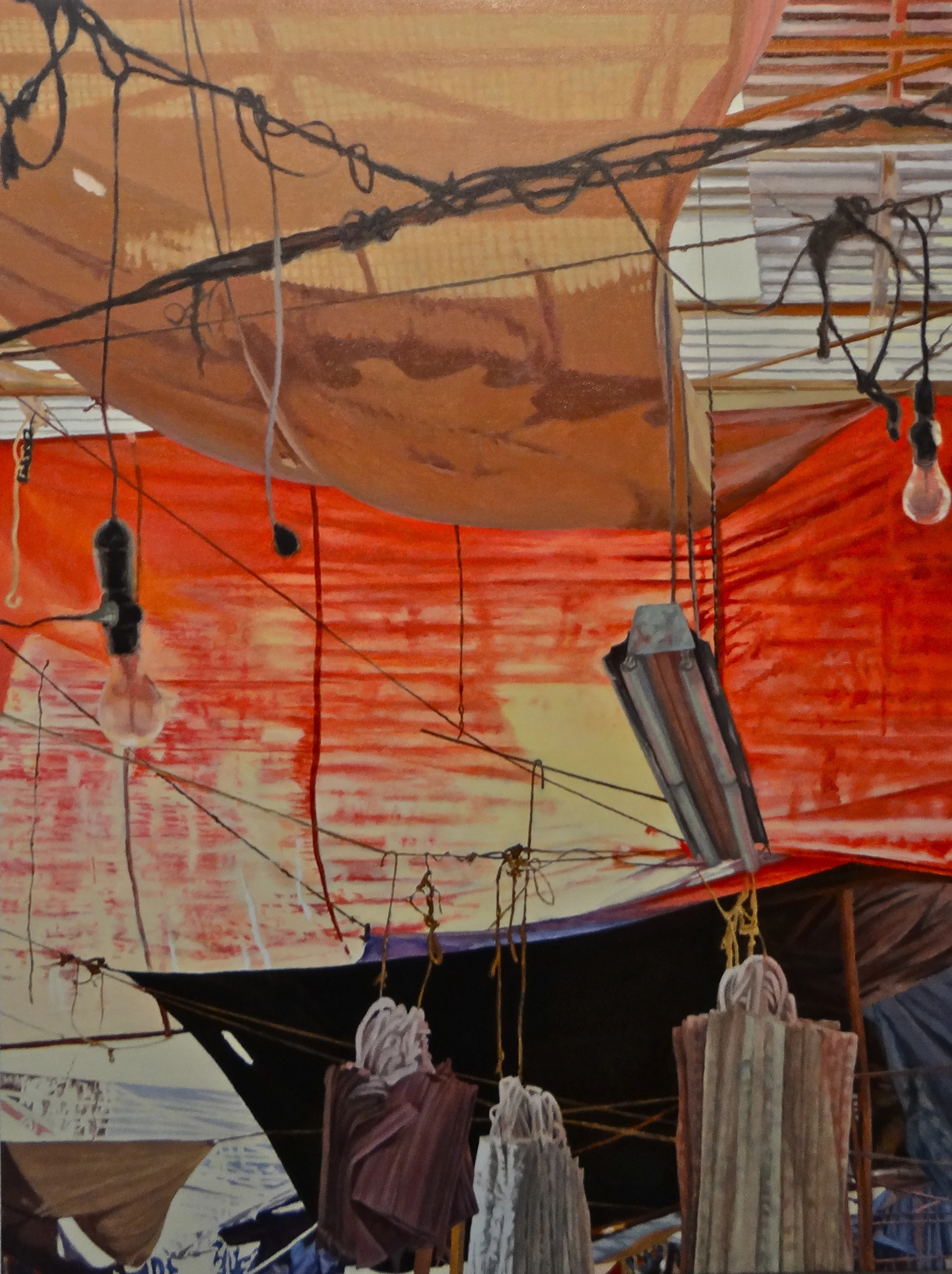  "What's Up?" 40x30", Oil 