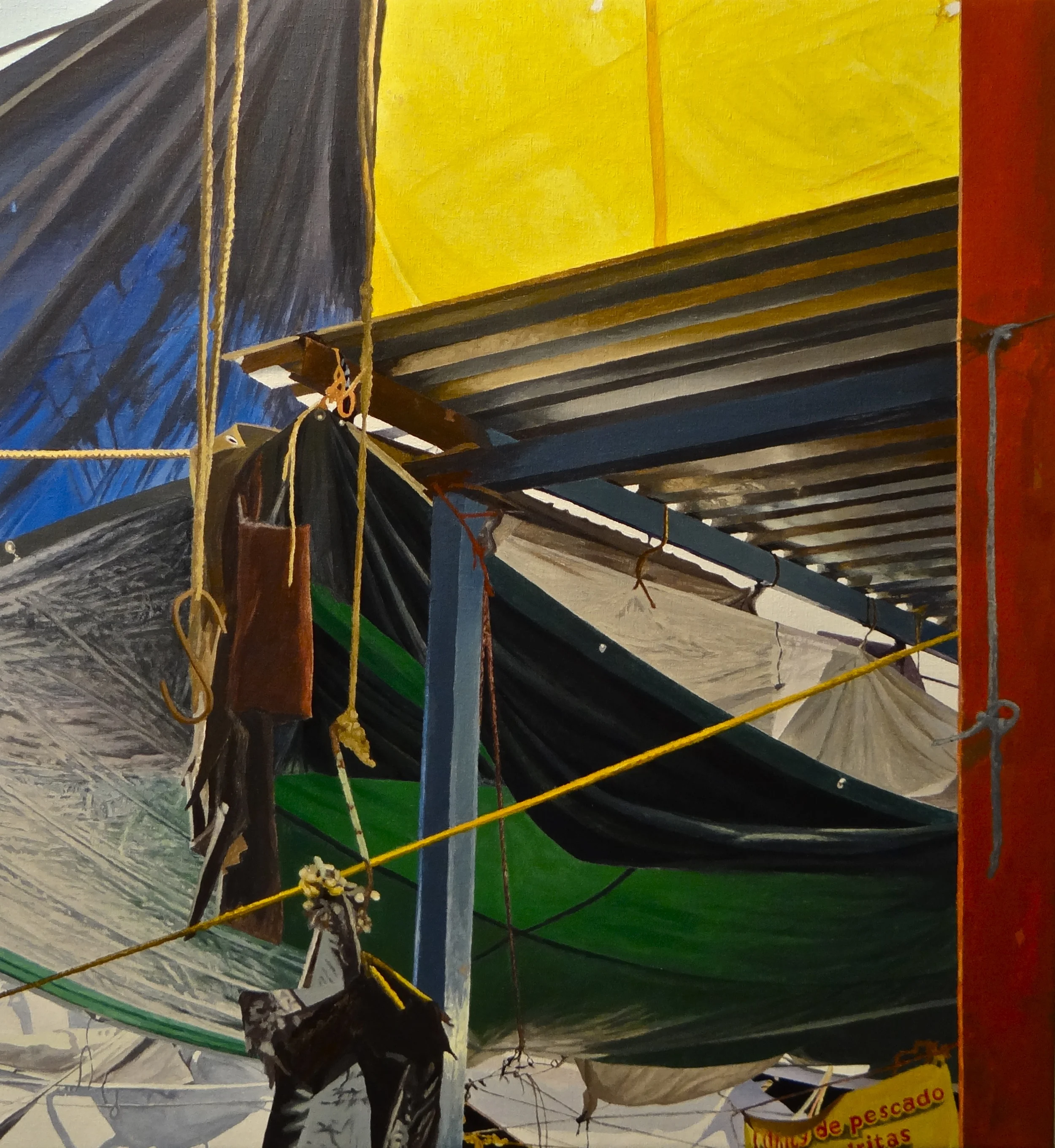  "Fishing," 30x28", Oil 