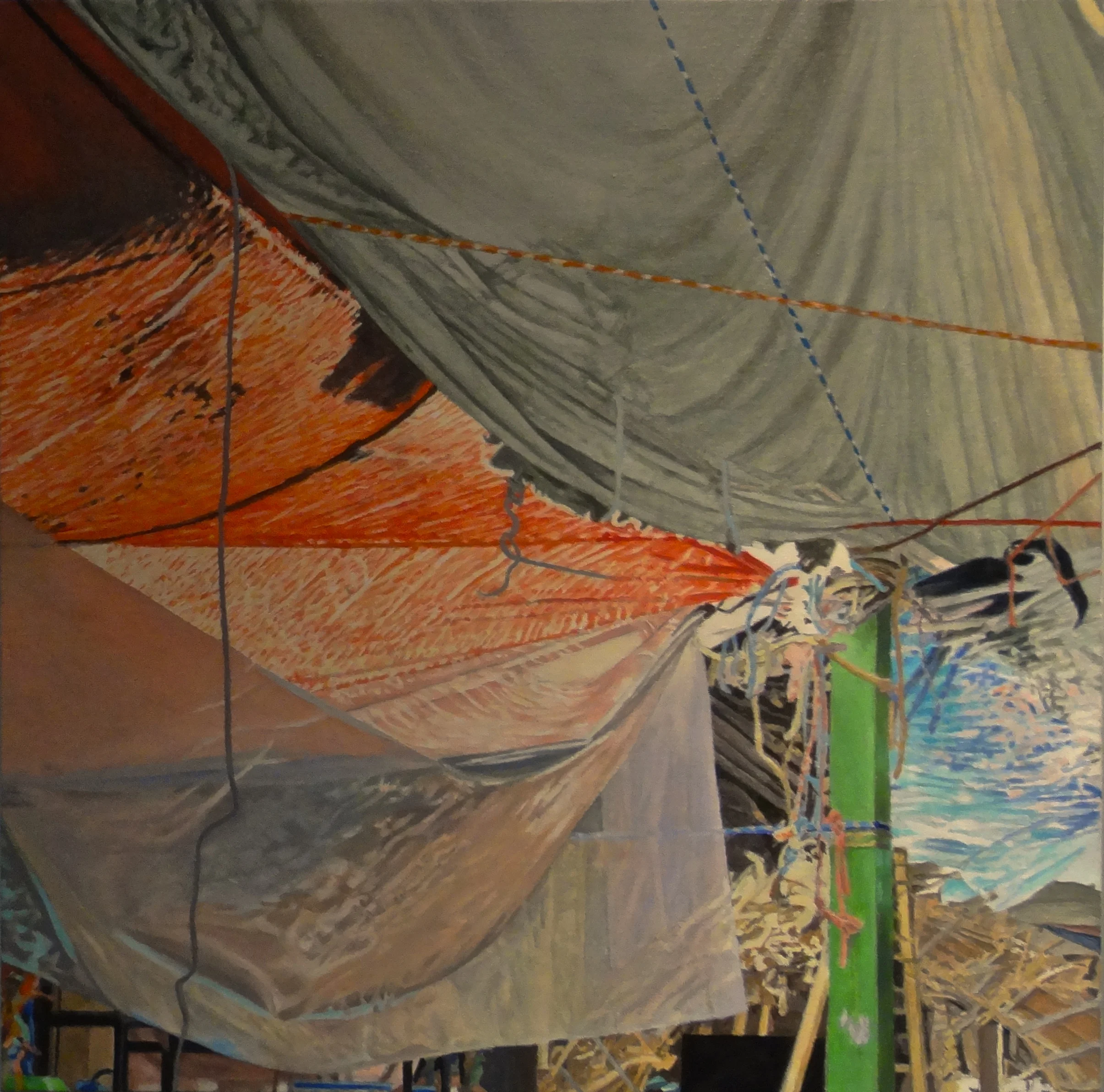  "Sockeye", 18x18", Oil. 