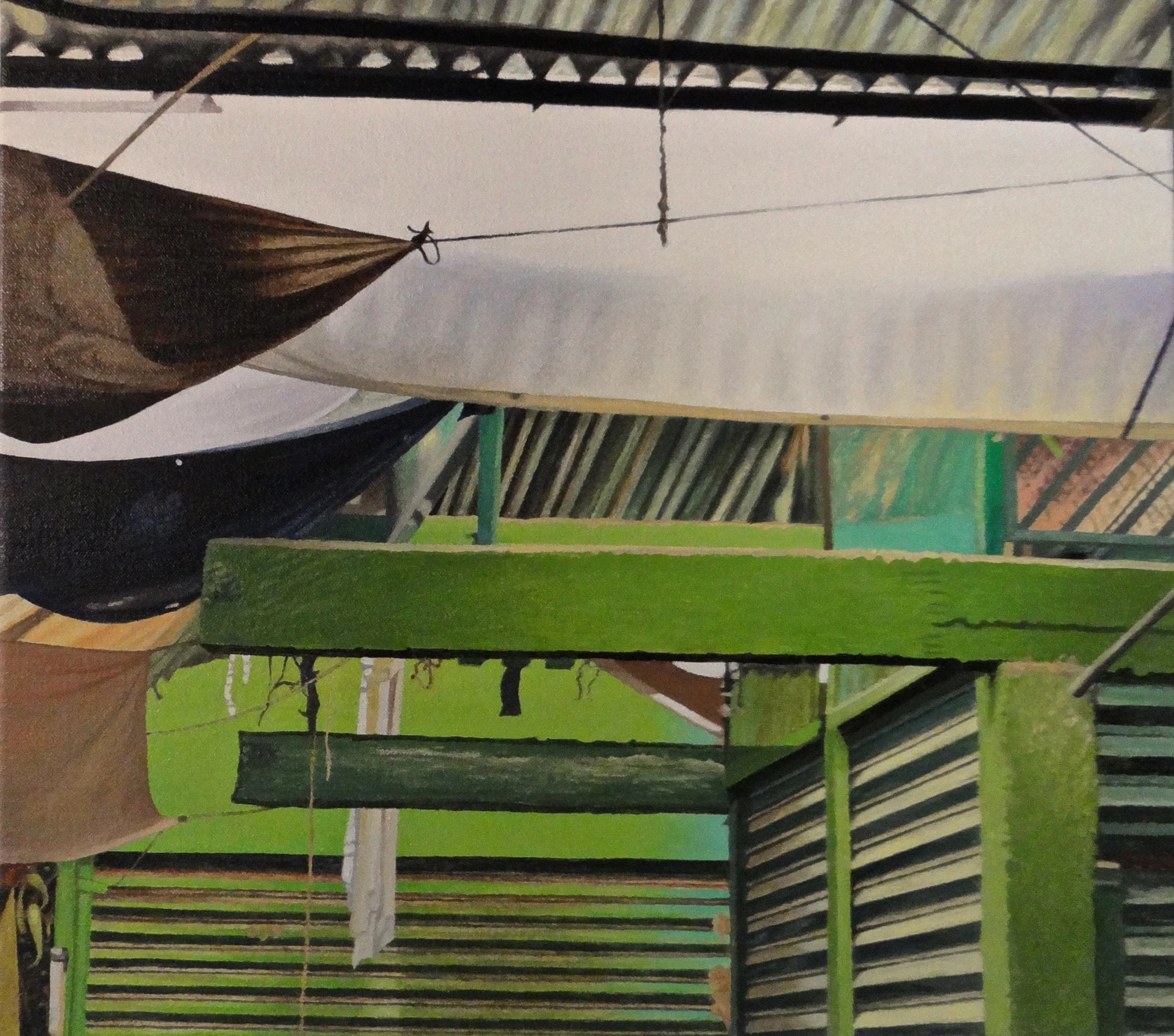  "Echoes", 16x18", Oil. 