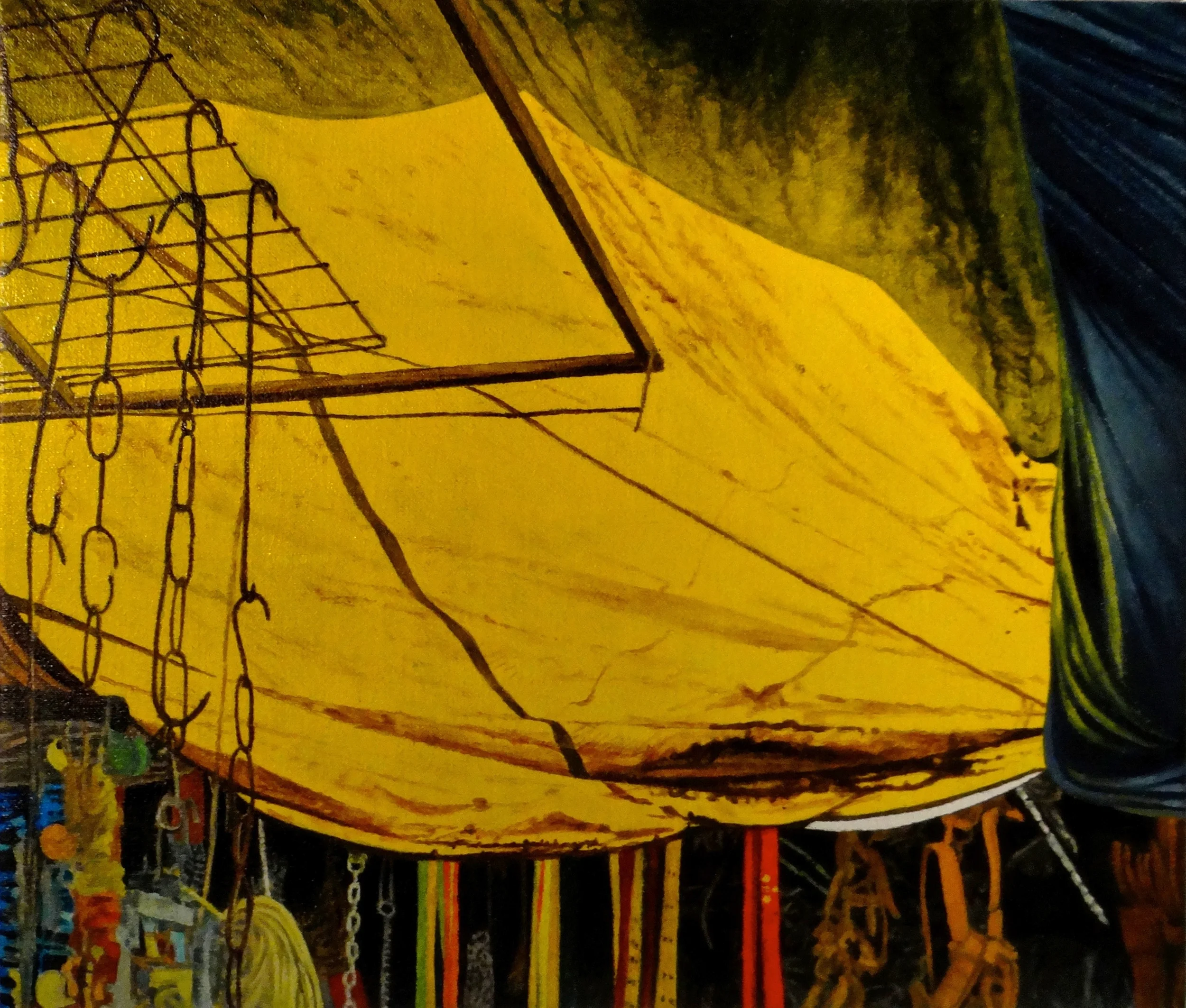  "Suspension", 12x14", Oil. 