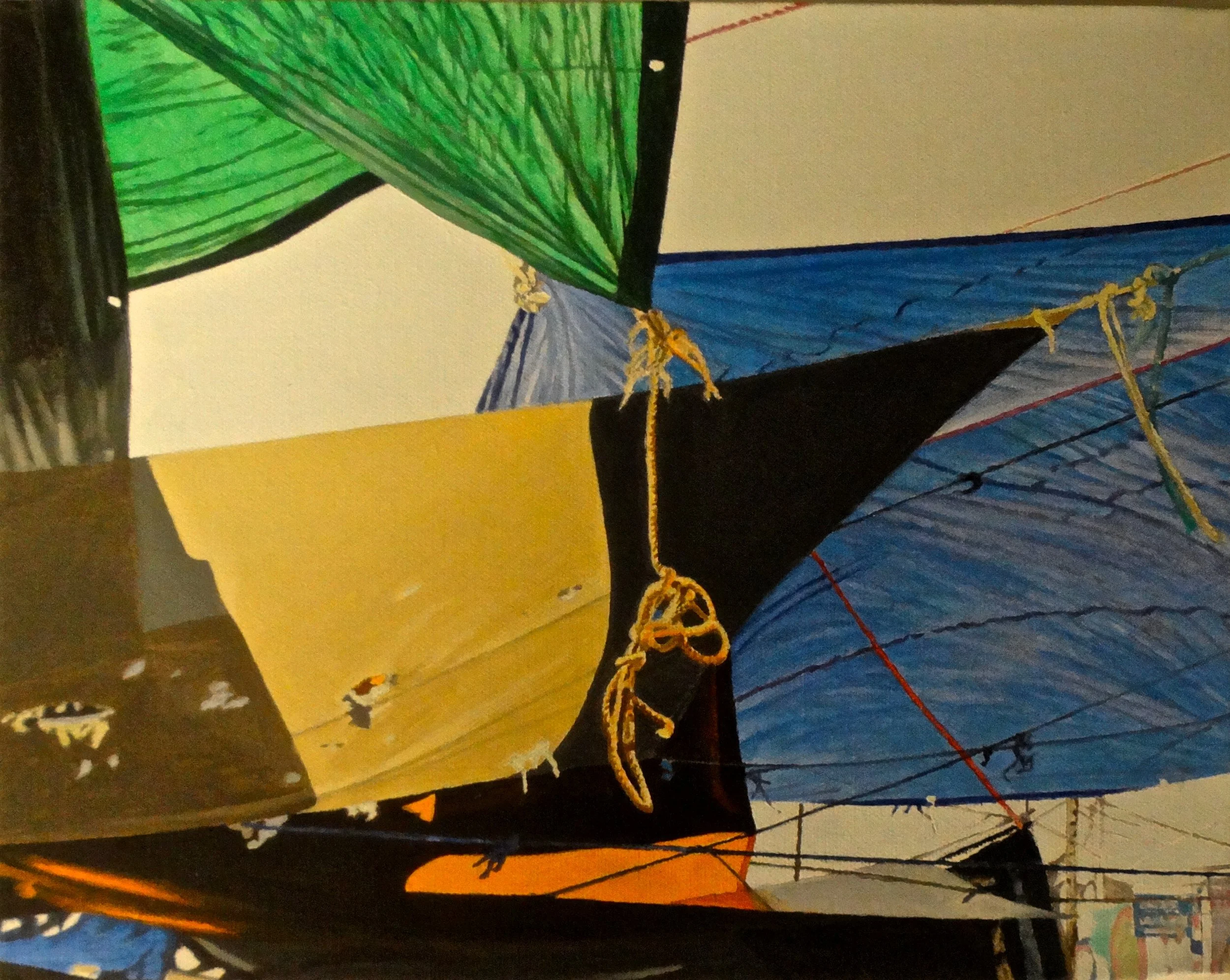  "Launch," 11x14", Oil 