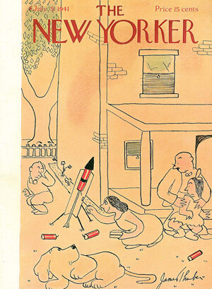   1941  New Yorker  Cover   © The New Yorker/The Thurber Estate  