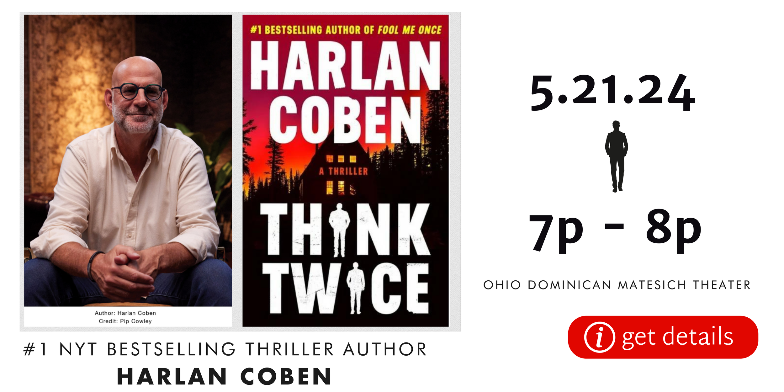 Harlan Coben Book Event (5/21)