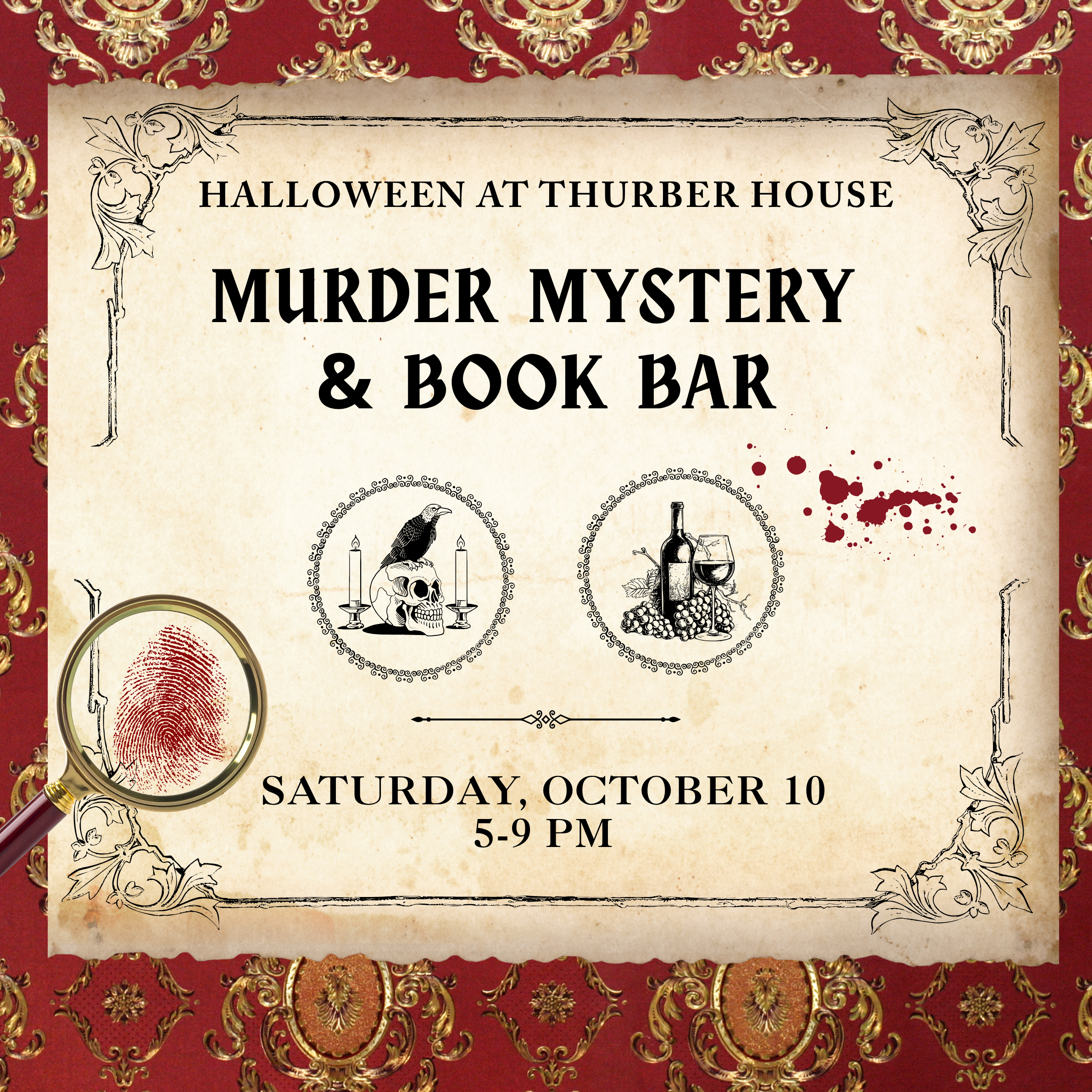 Halloween at Thurber House: Murder Mystery &amp; Book Bar