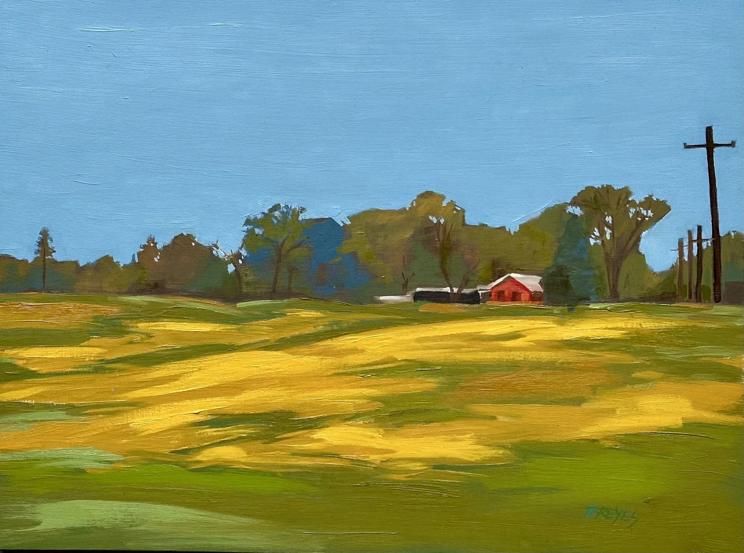 Distant Barn