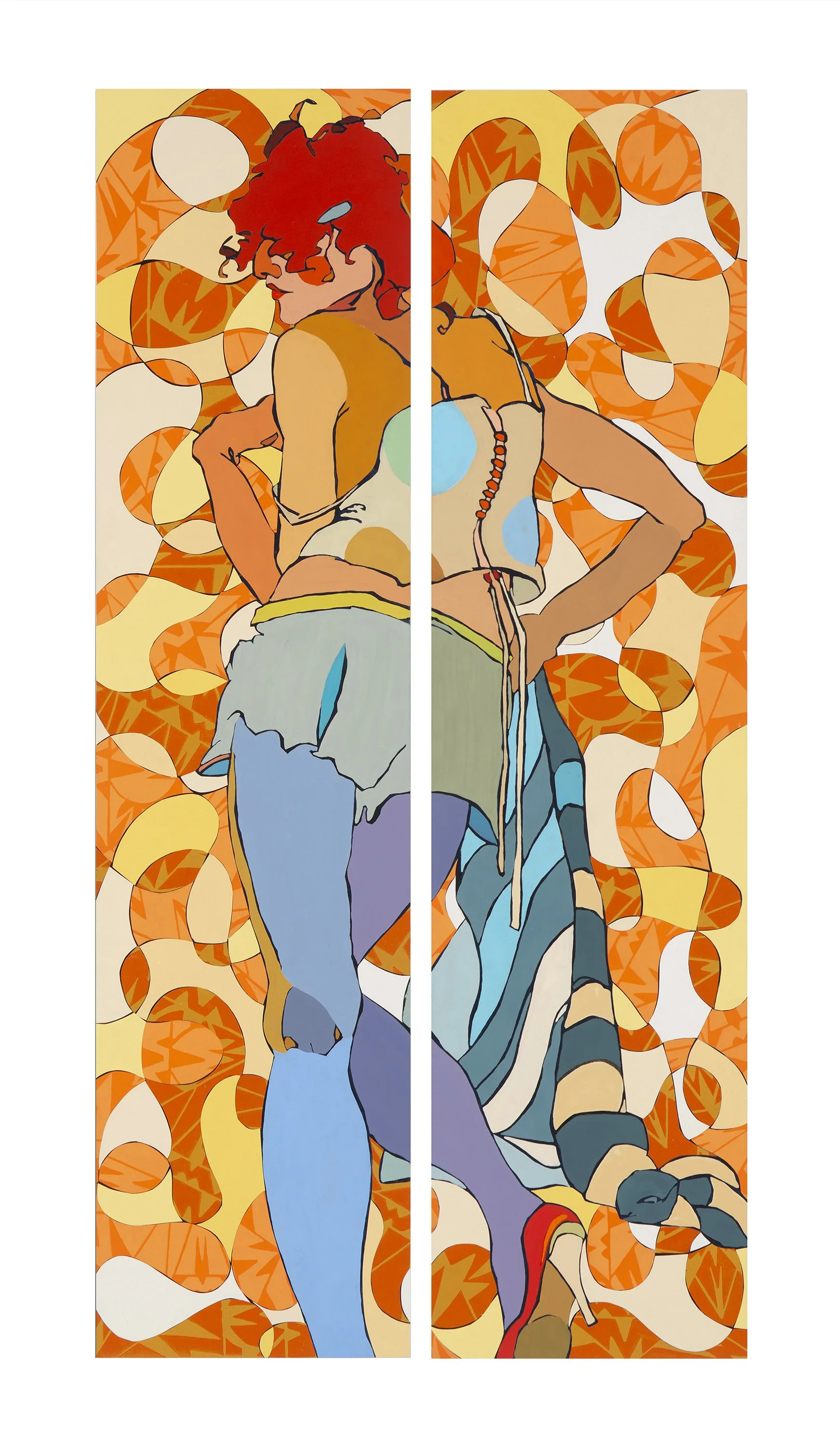 Sway Before the Spark (diptych)