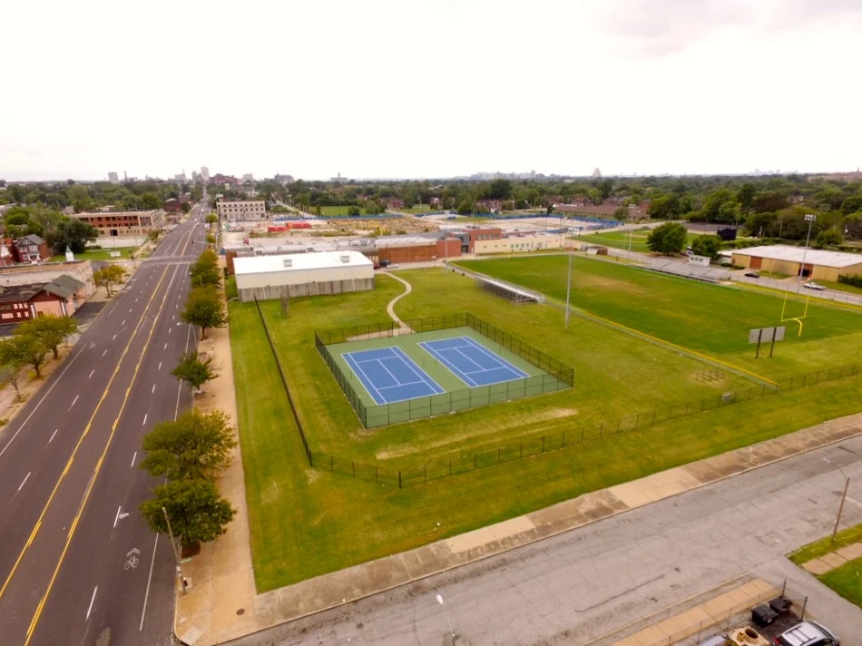 Sportsman's Park Today: Current site of the Herbert Hoover Boys & Girls Club. September 2016.