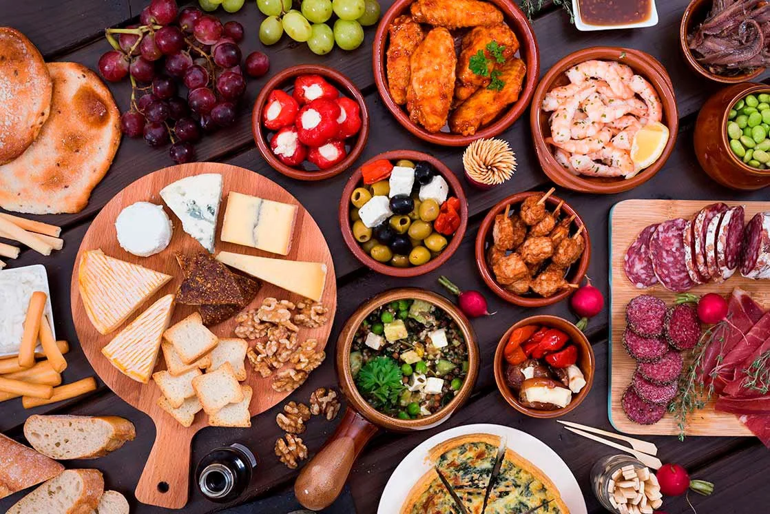 Aperitivos previos al plato 