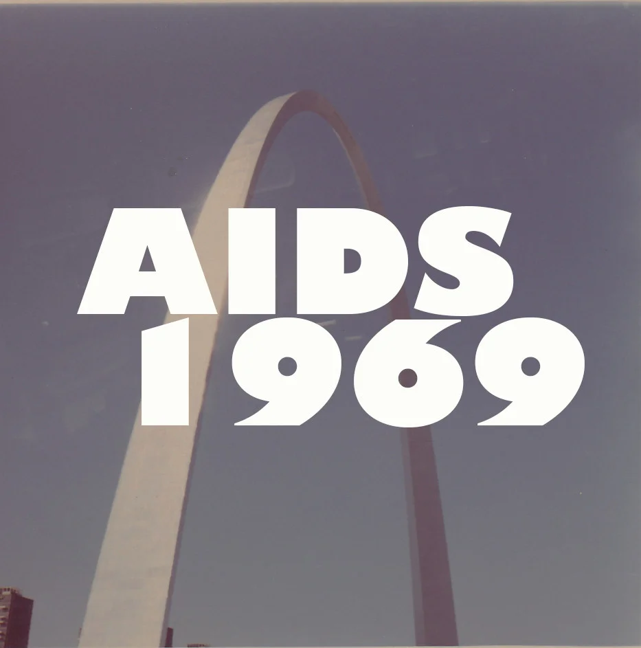 AIDS 1969, sticker, 2015