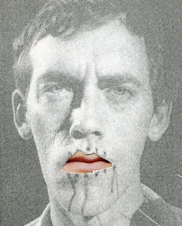 Let David Speak, collage, 2012