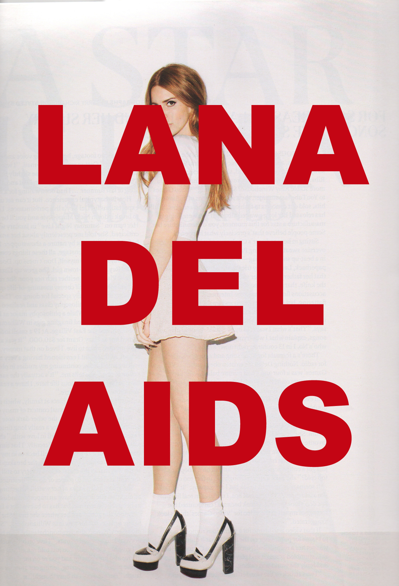 LANA DEL AIDS, postcard series (2010 - ongoing)