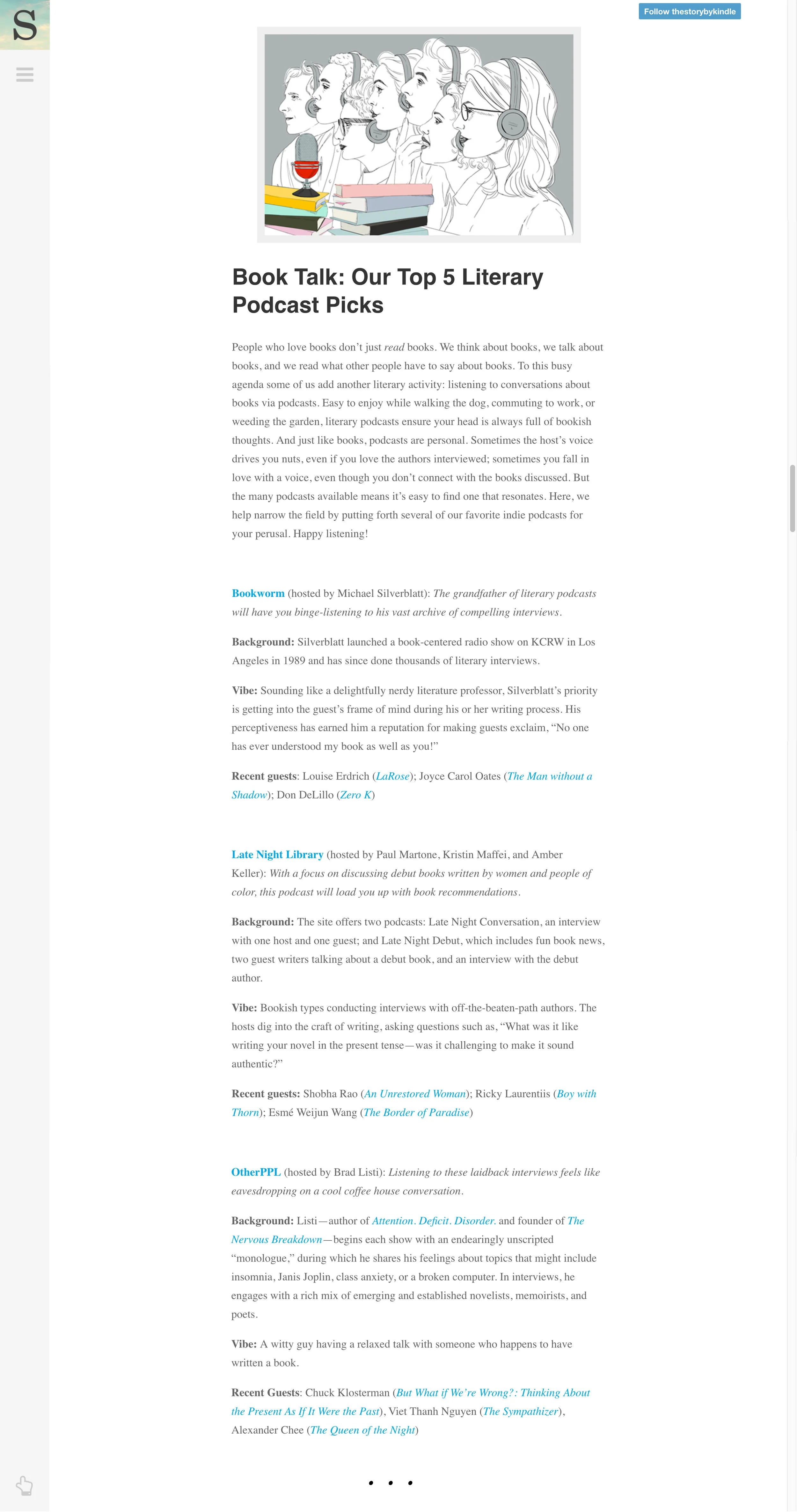 Best Literary Podcasts - Amazon Kindle - Layout.jpg