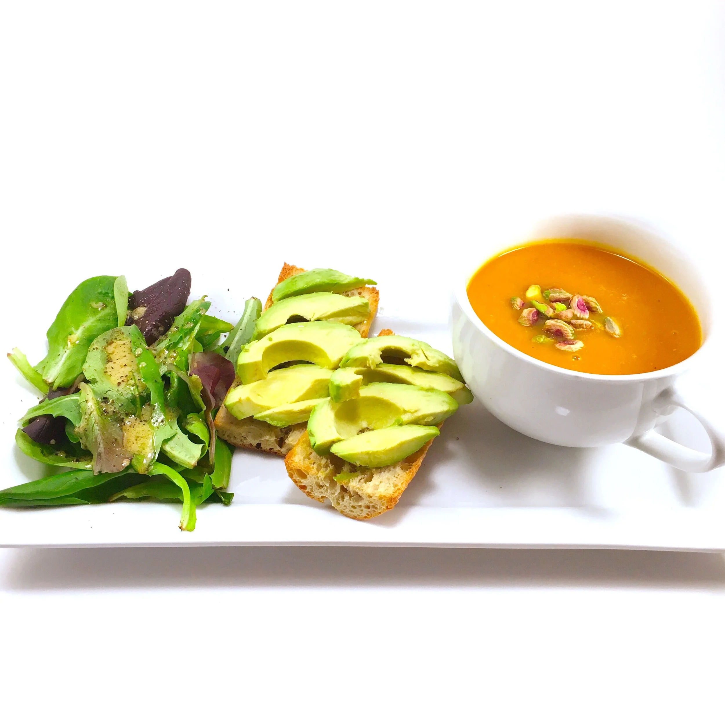 Pumpkin Ginger Soup With Pistachios