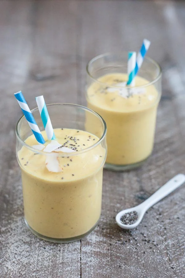 Image from Bourbon and Honey. Recipe different but also fantastic if you prefer mango.