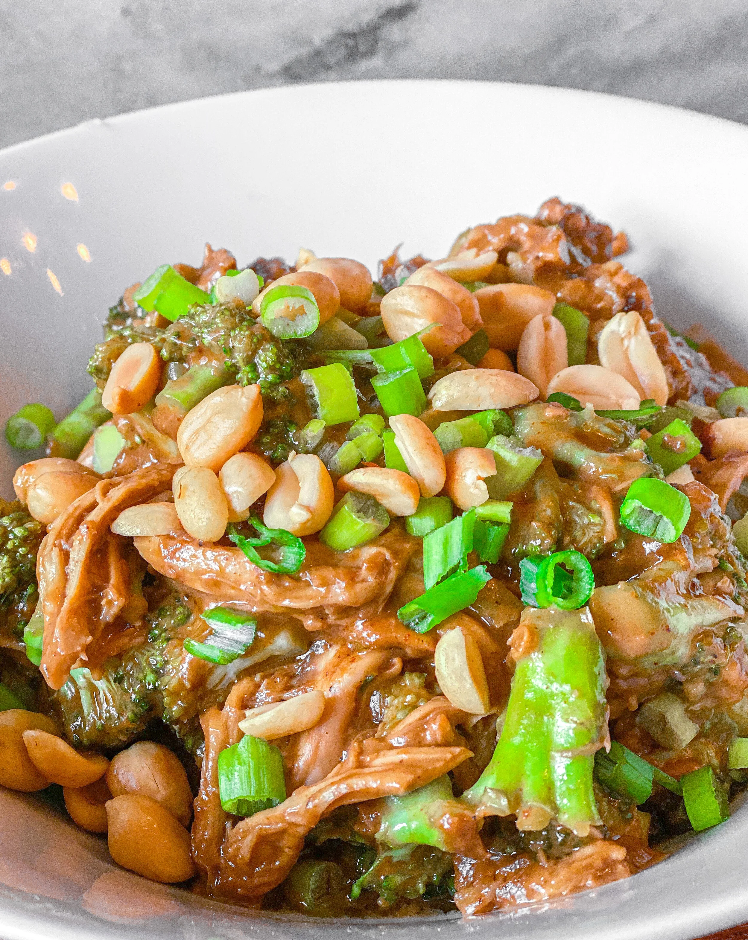 Thai Peanut Chicken with Broccoli