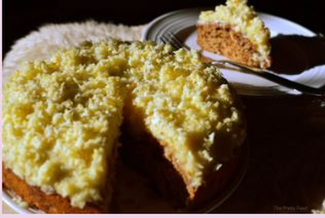                            Queen Elizabeth Cake: Date and Coconut with Orange zest