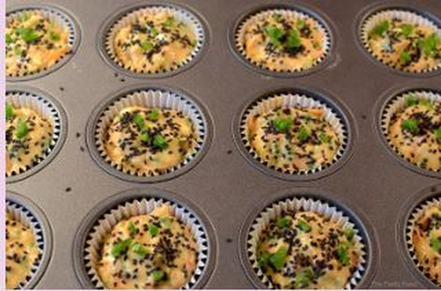                                                Sweet Potato Parmesan Muffin Snackers