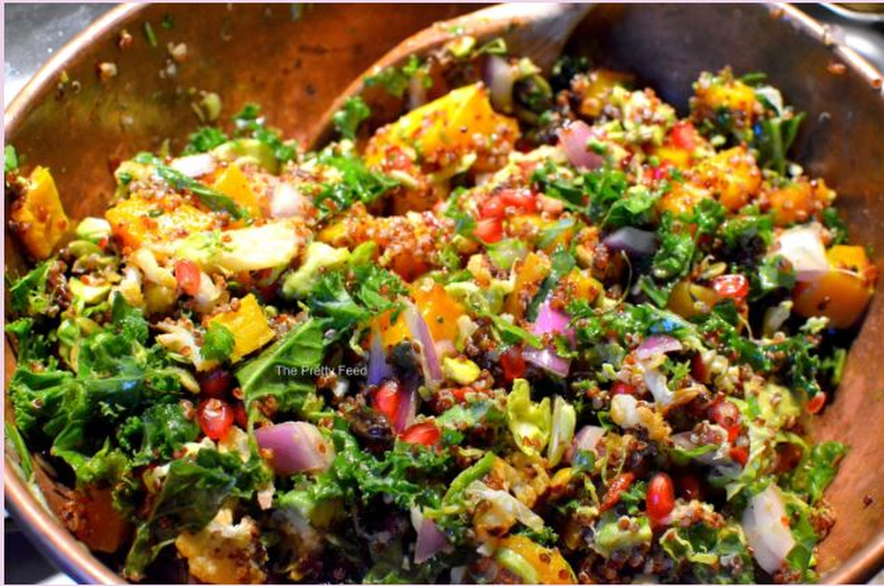                                   Superfood Moroccan Squash and Quinoa Power Salad