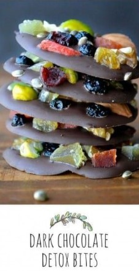                                                           Dark Chocolate Detox Bites
