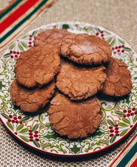 Crispy Ginger Molasses Cookies